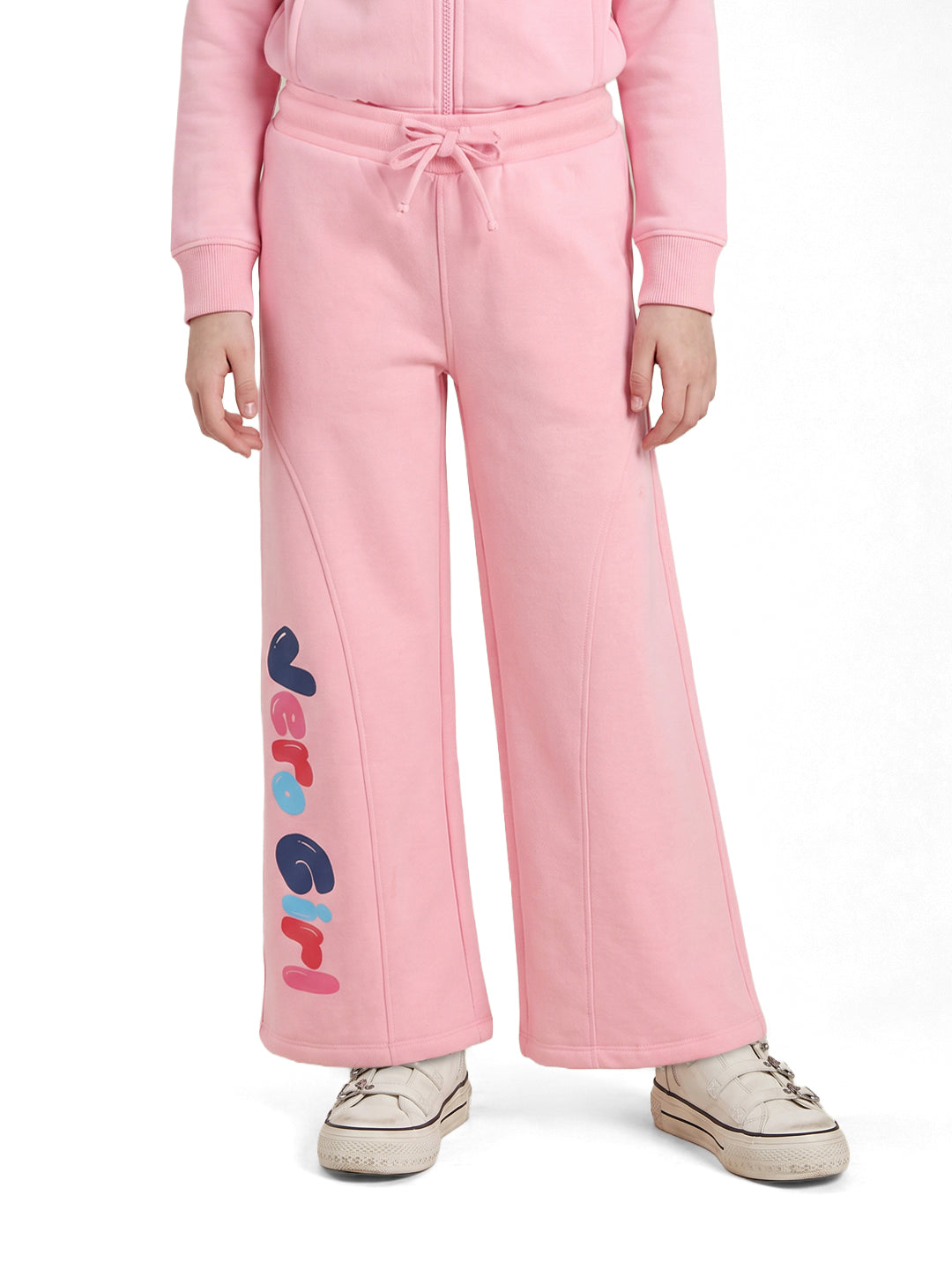 Girls Co Bubblegum Pink Regular Fit Pants