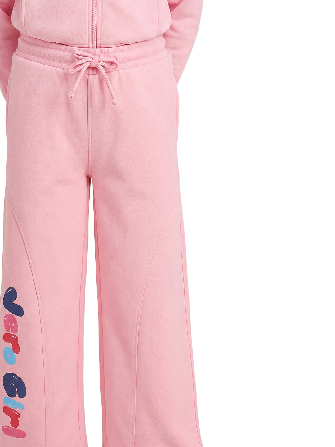 Girls Co Bubblegum Pink Regular Fit Pants