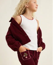 Girls Cloud Dancer Solid Regular Fit 100% Cotton Top