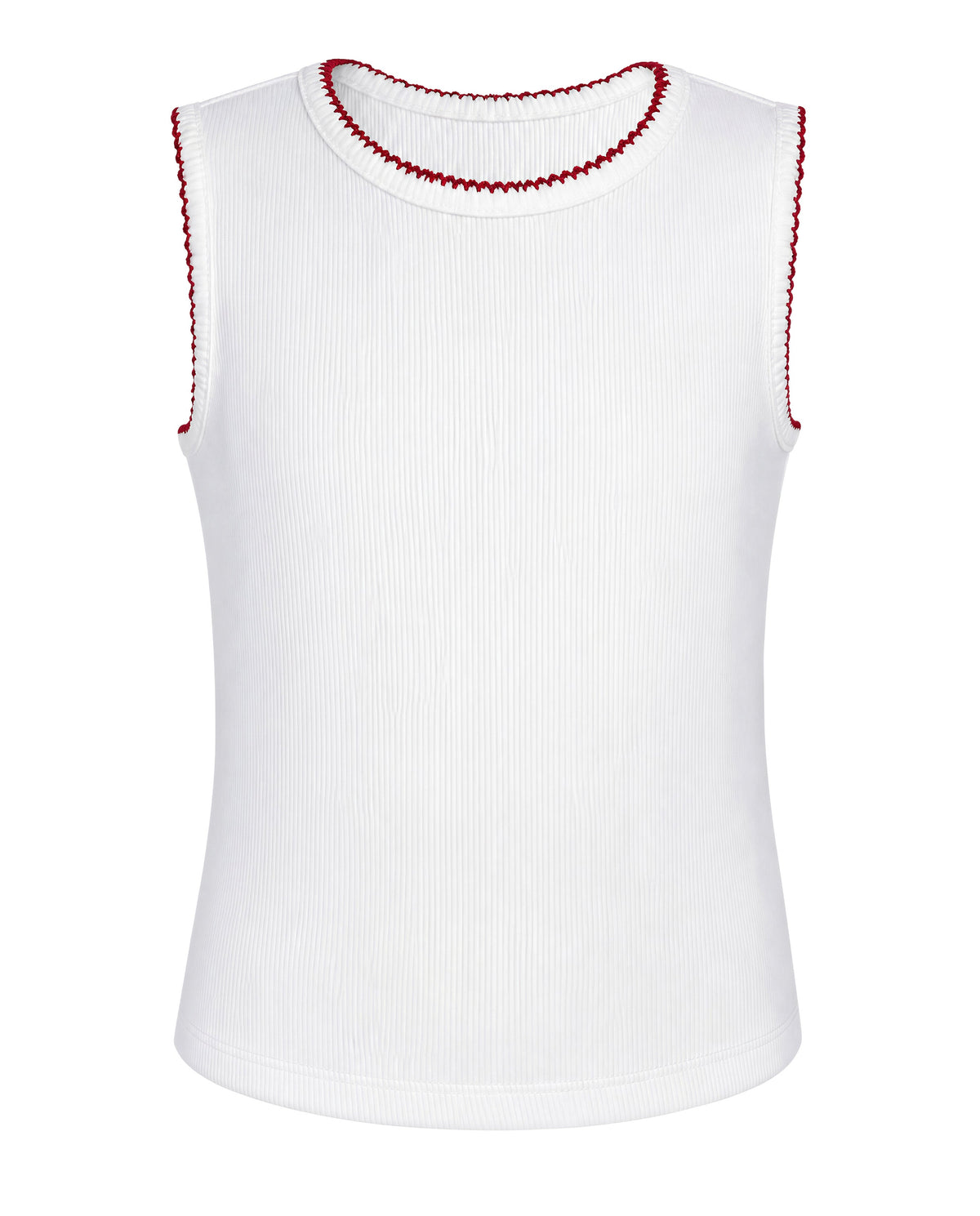 Girls Pearl White Regular Fit Top