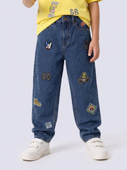 Jack & Jones Jr. Foxton Jeans Dark Blue Denim