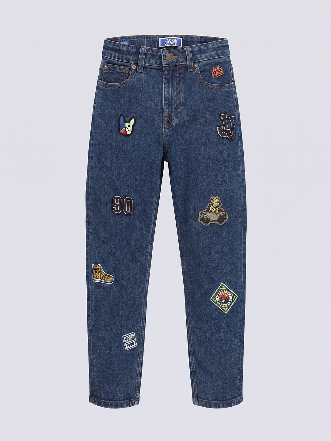 Jack & Jones Jr. Foxton Jeans Dark Blue Denim