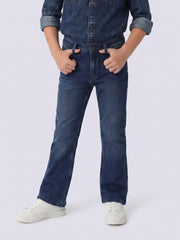 Jack & Jones Jr. Boot Cut Jeans Dark Blue Denim