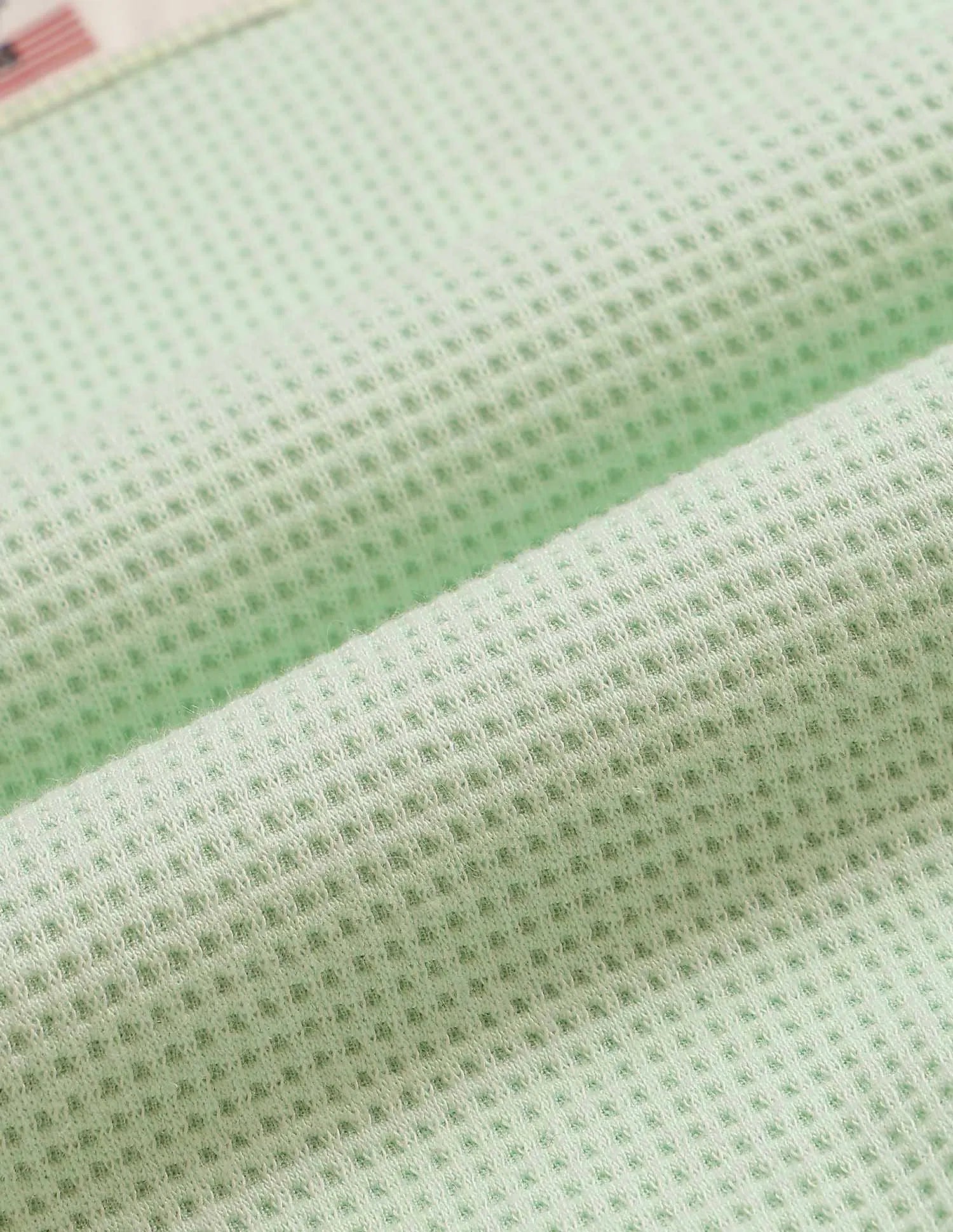 Boys Light Green Cotton Blend Textured Oversized T-Shirt