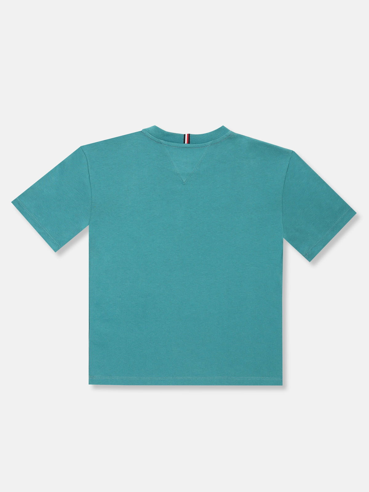 Boys Logo Regular Fit Cotton T-Shirt Platinum Teal