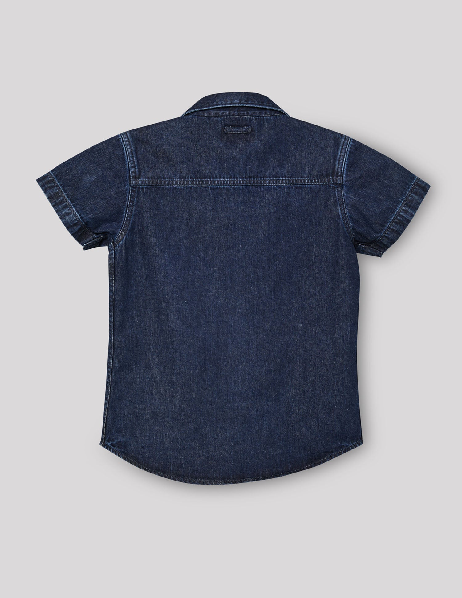Boys Denim-X Cotton Denim Shirt – Half Sleeve