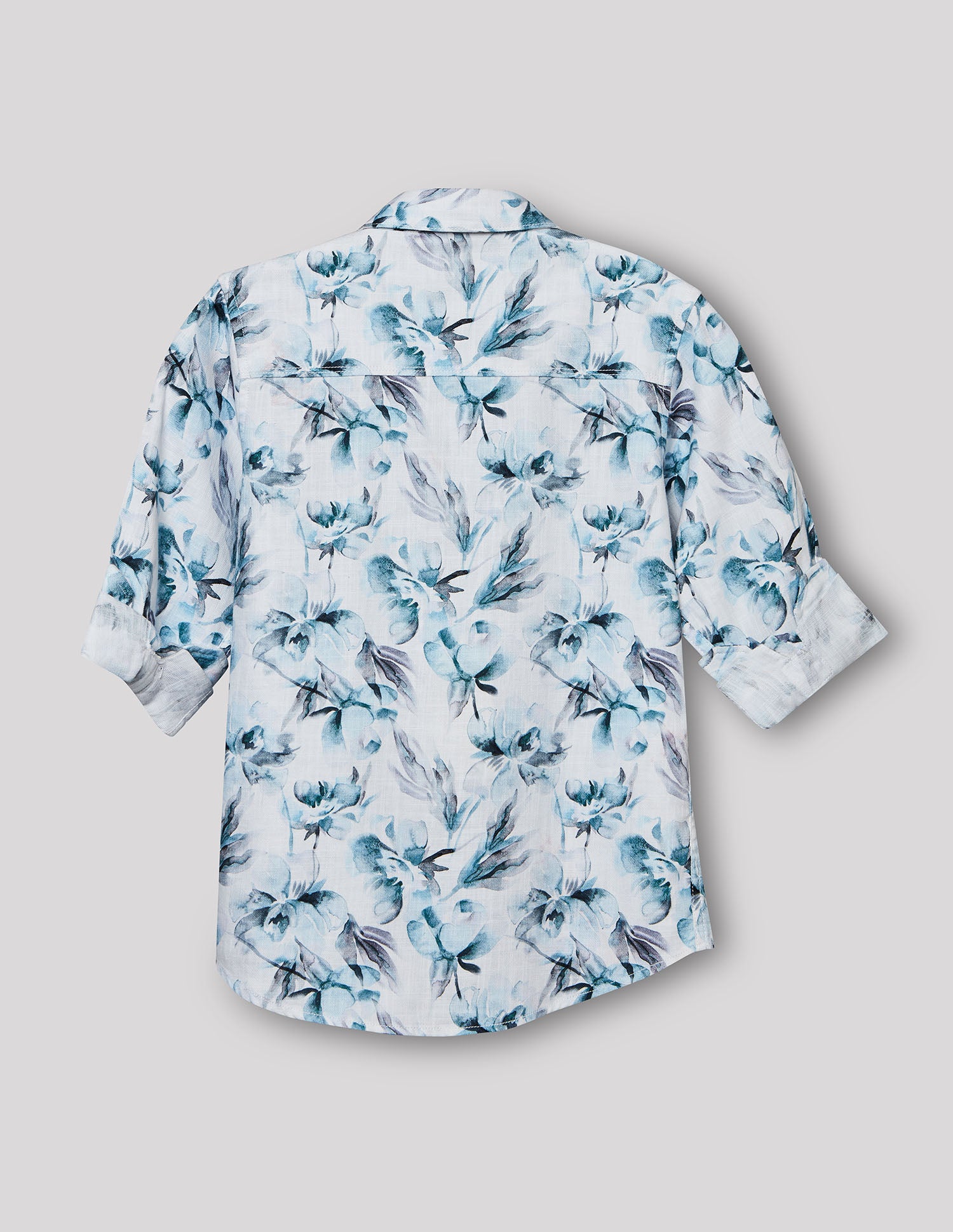 Boys Sky Cotton Casual Print Shirt – Full Sleeve