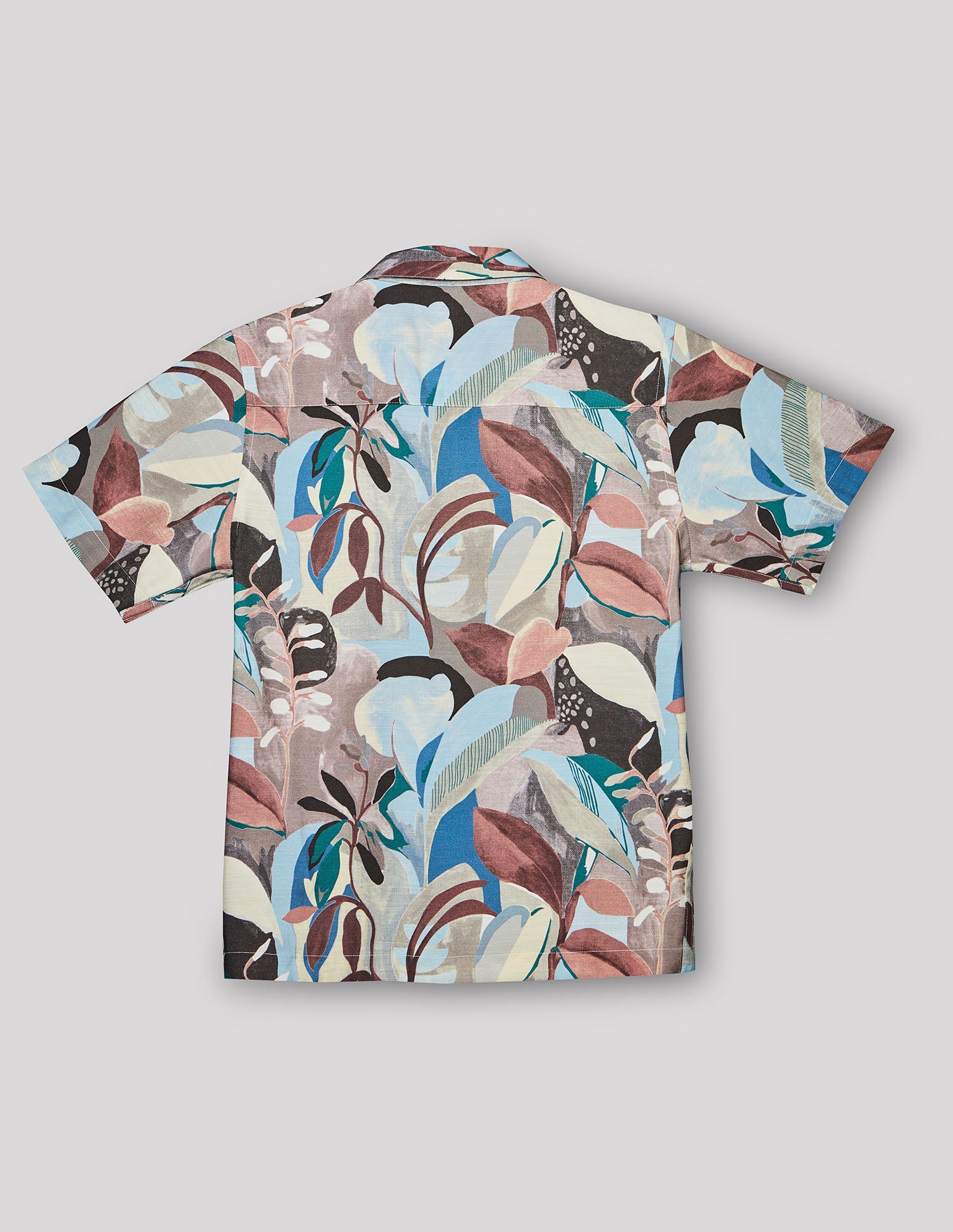 Boys Sky Cotton Casual Print Shirt – Half Sleeve