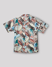 Boys Sky Cotton Casual Print Shirt – Half Sleeve