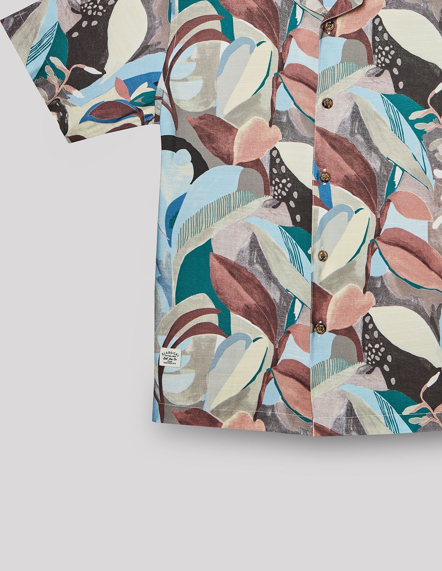 Boys Sky Cotton Casual Print Shirt – Half Sleeve