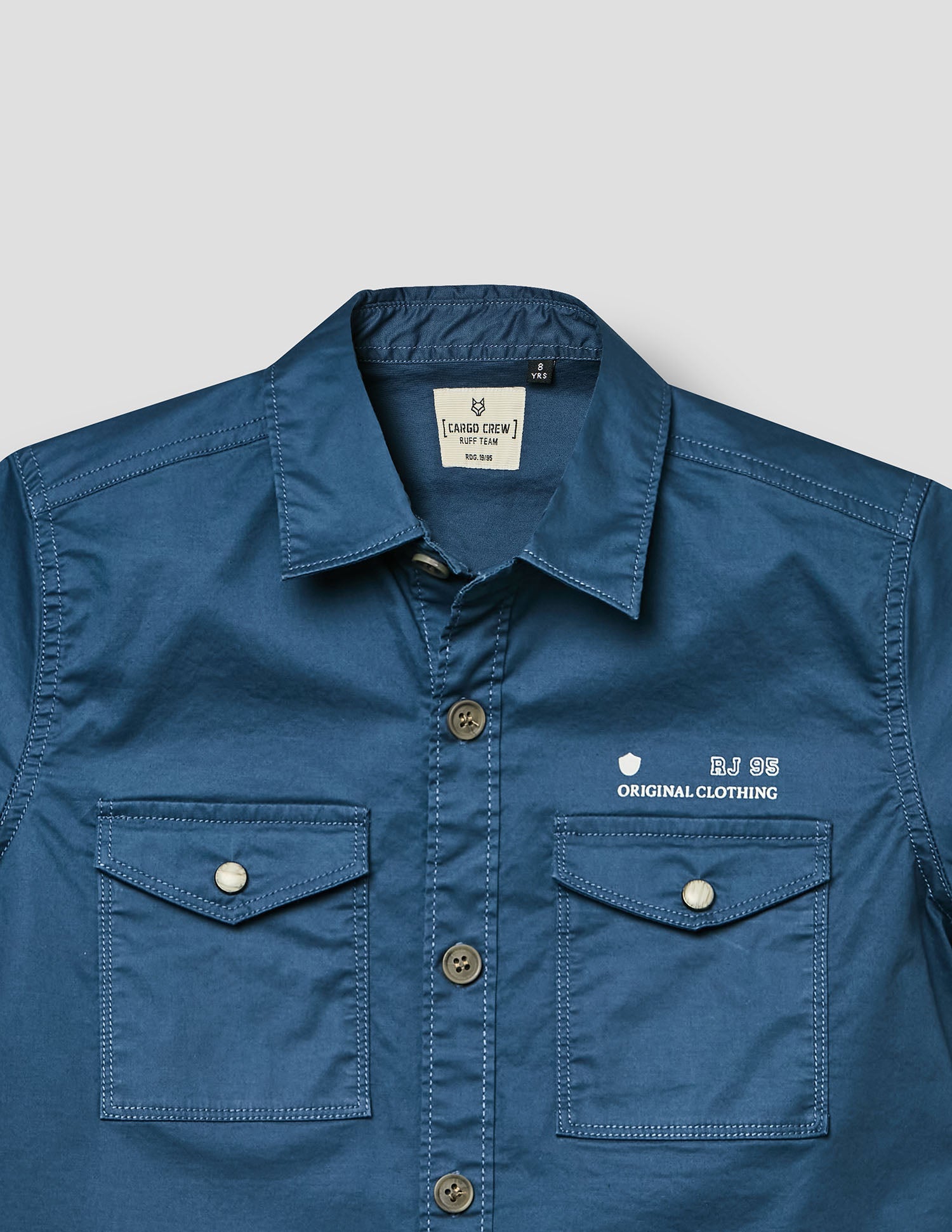 Boys Air Force Cotton Cargo Shirt – Half Sleeve