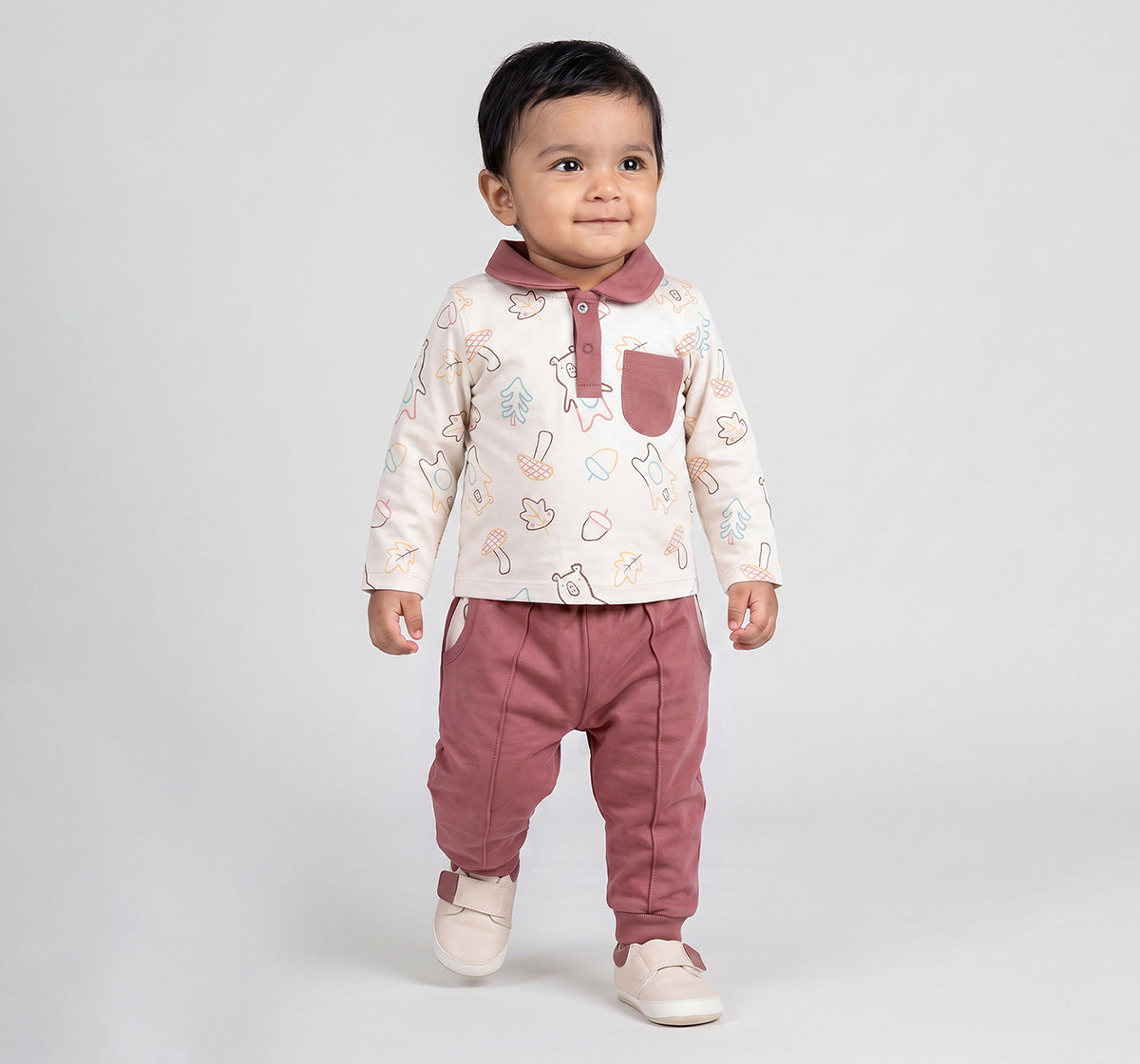 Aop Tee & Jogger Co-Ord Set Multicolor