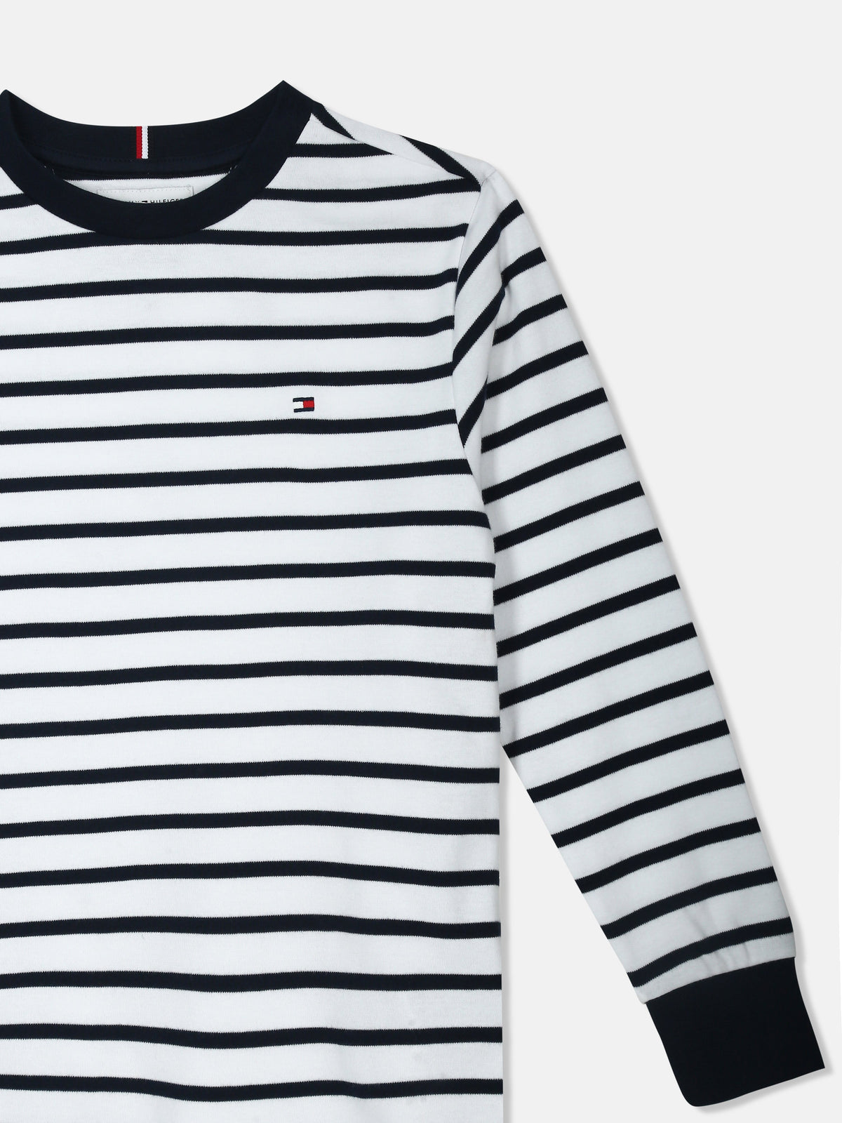 Striped Navy Blue Regenerative Cotton T-Shirt for Boys