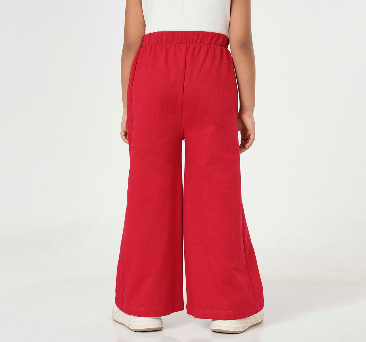 Wide Leg Joggers Burgundy