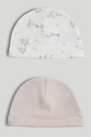 Baby Multi Cotton Hats Pack of 2