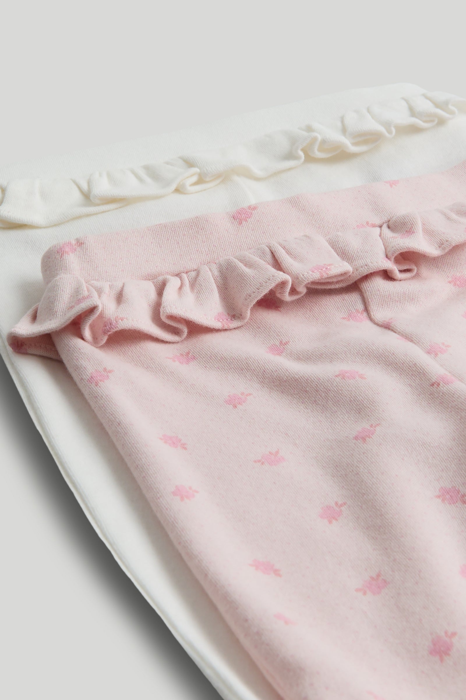 Baby Multi Cotton Footed Leggings Pack of 2