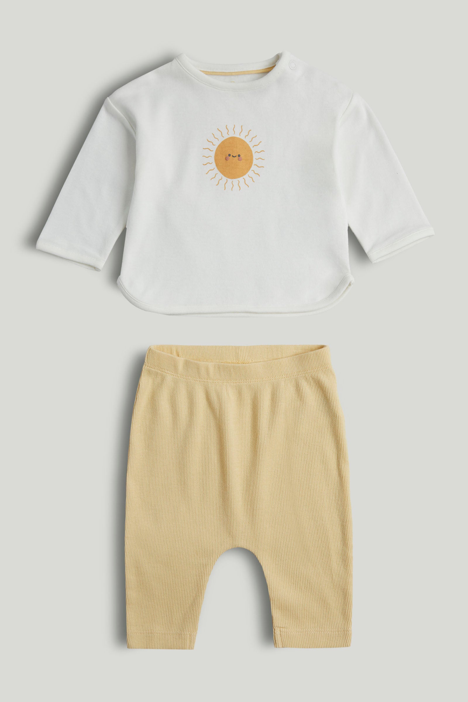 Baby Multi Cotton Stretch Jog Set with T-Shirt & Joggers