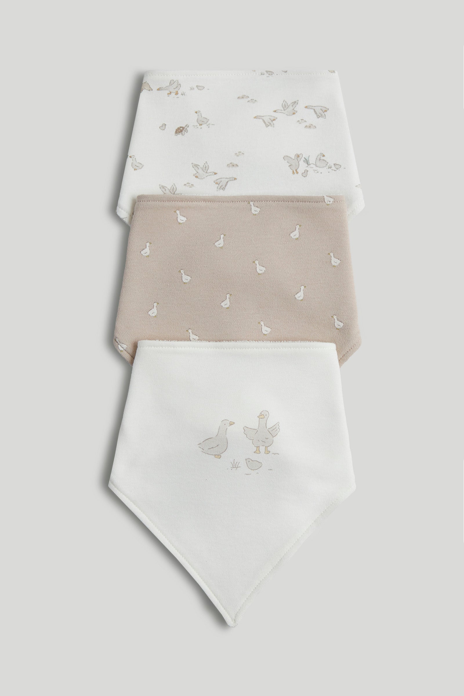 Baby Multi Cotton Printed Bibs Pack of 3