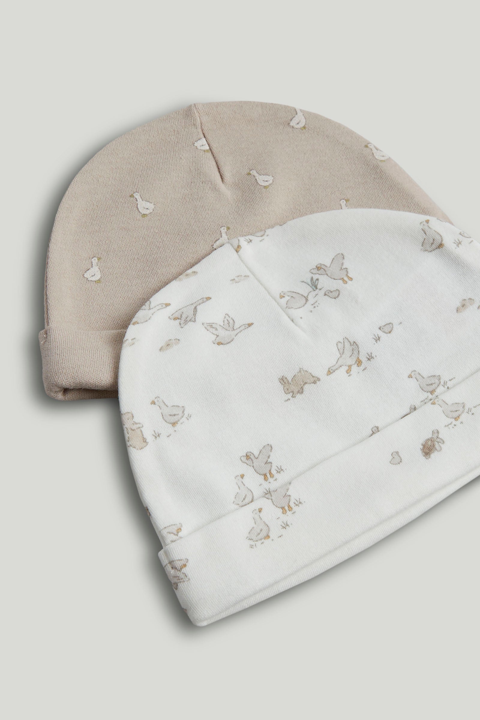 Baby Multi Cotton Printed Caps Pack of 2