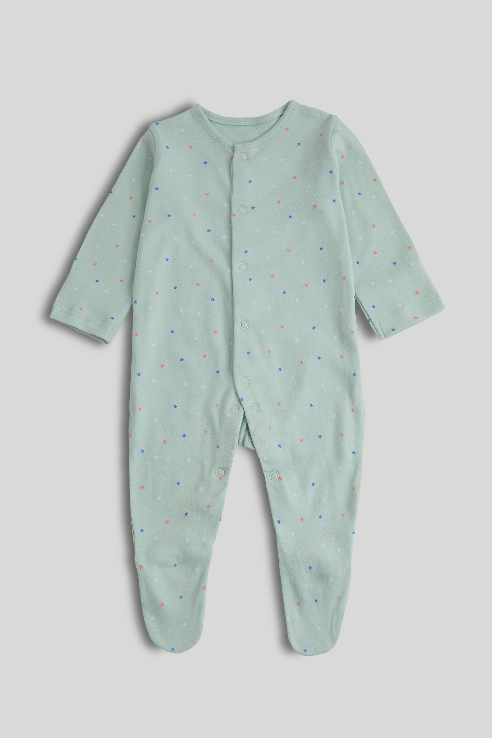 Boys Multi Cotton Regular Fit 3-Pack Carnival Sleepsuits