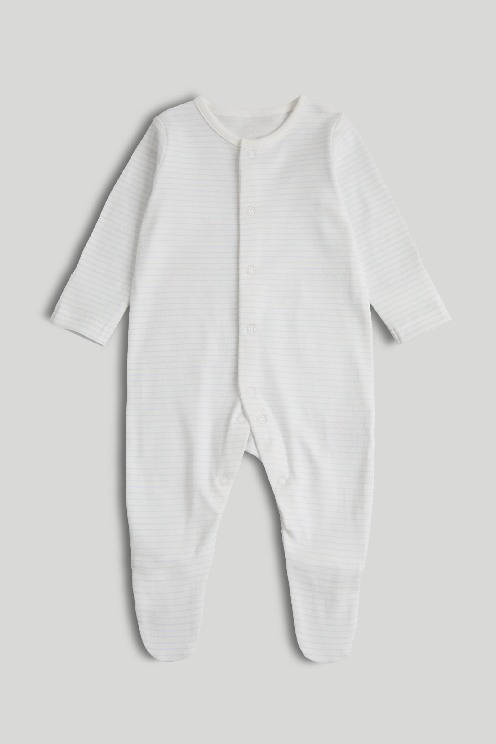 Boys Multi Solid Cotton Regular Fit 3-Pack Sleepsuits