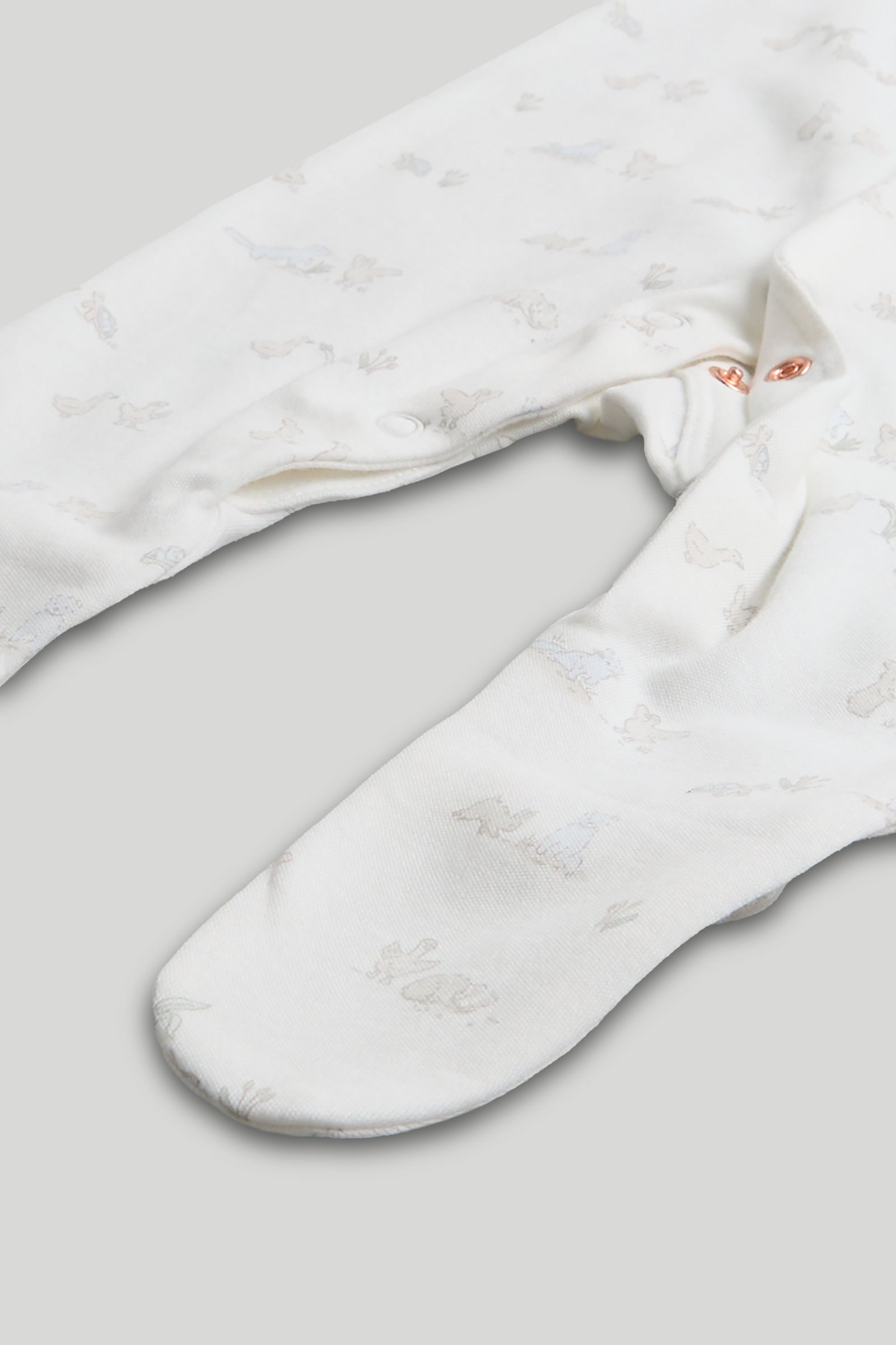 Boys Multi Solid Cotton Regular Fit 3-Pack Sleepsuits