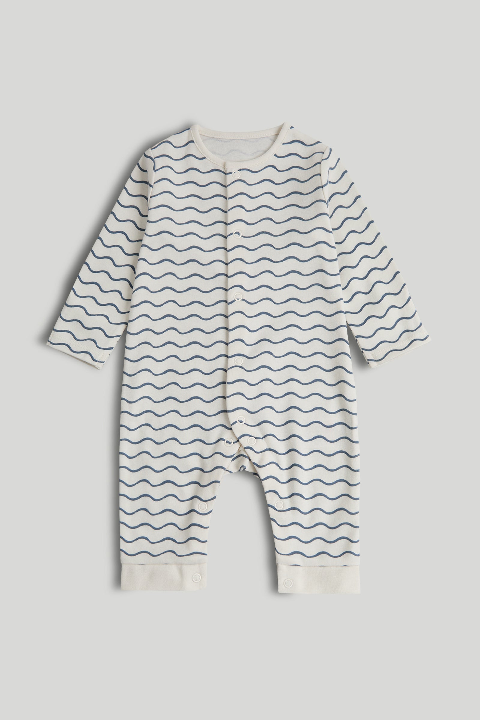 Boys Multi Printed Cotton Regular Fit 3-Pack Footless Sleepsuits