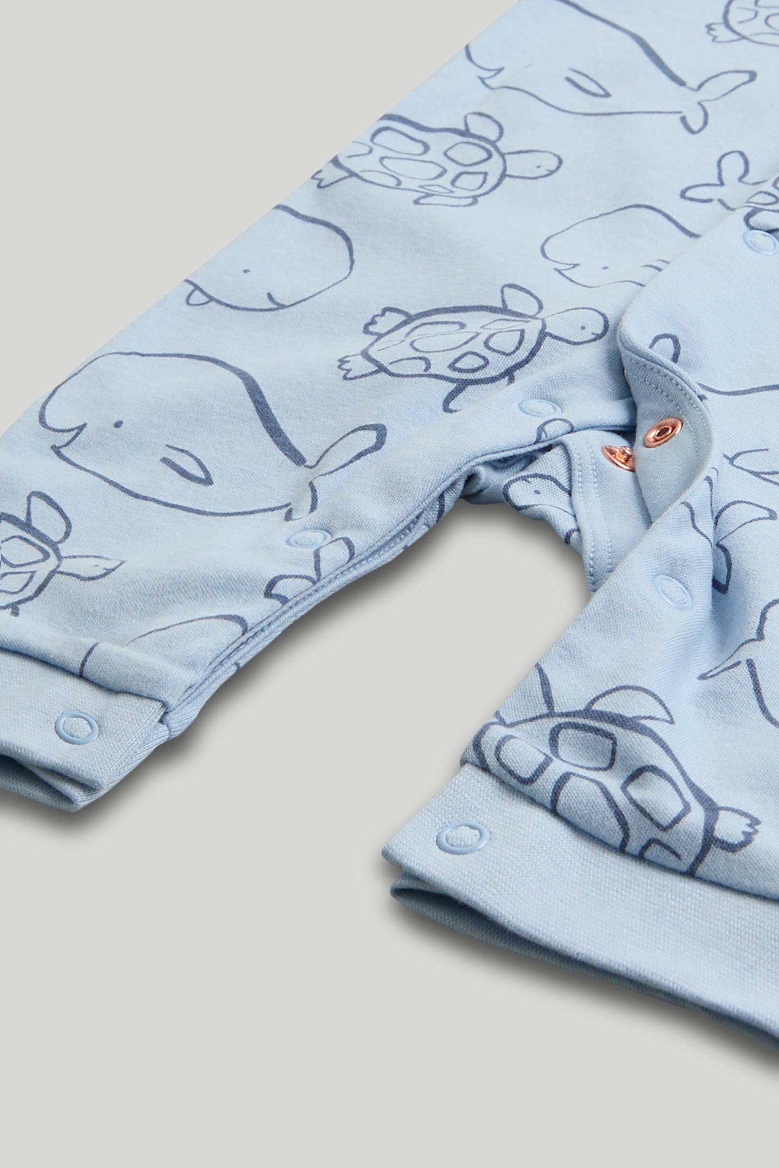 Boys Multi Printed Cotton Regular Fit 3-Pack Footless Sleepsuits