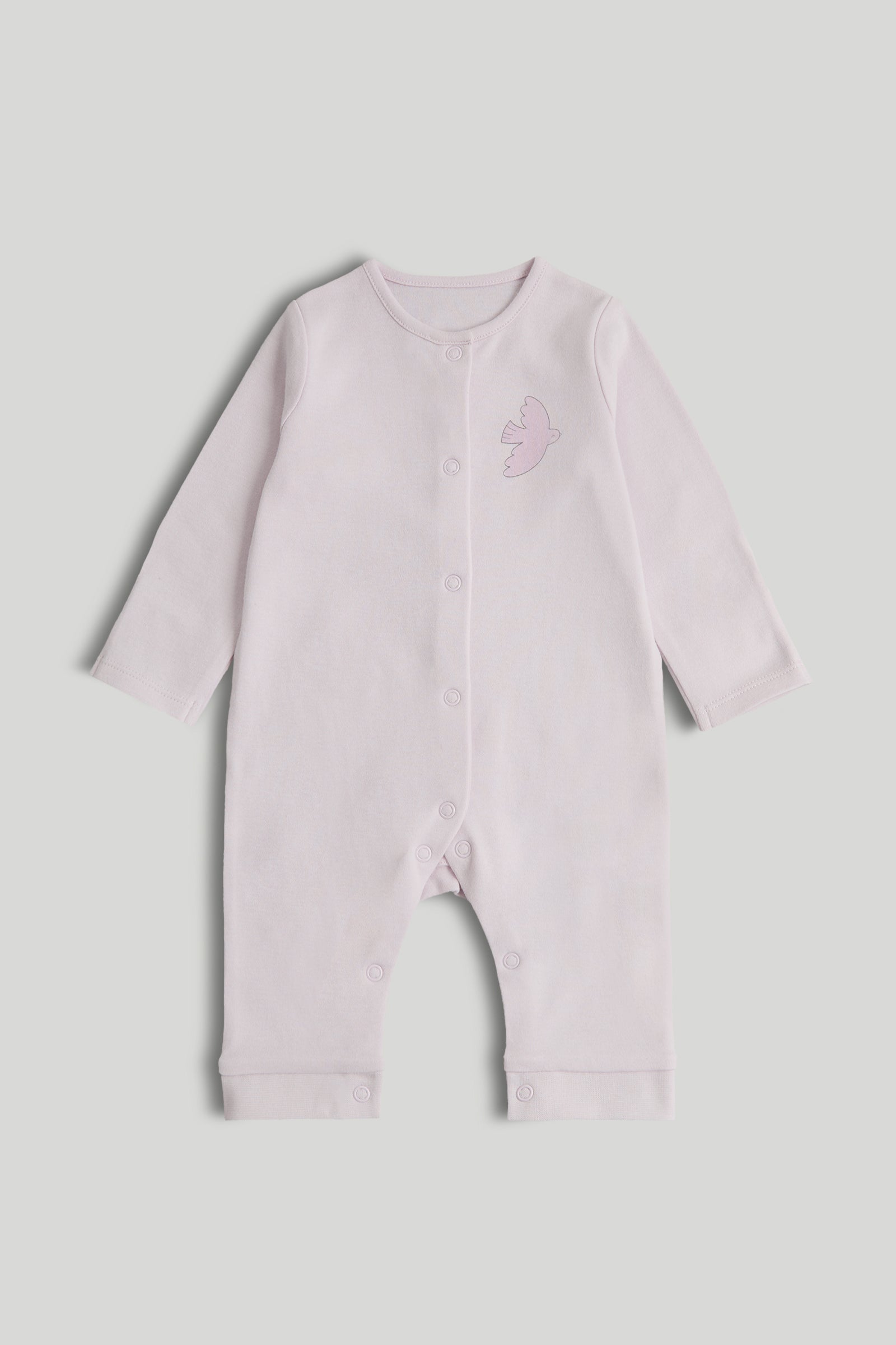 Girls Multi Printed Cotton Regular Fit 3-Pack Footless Sleepsuits