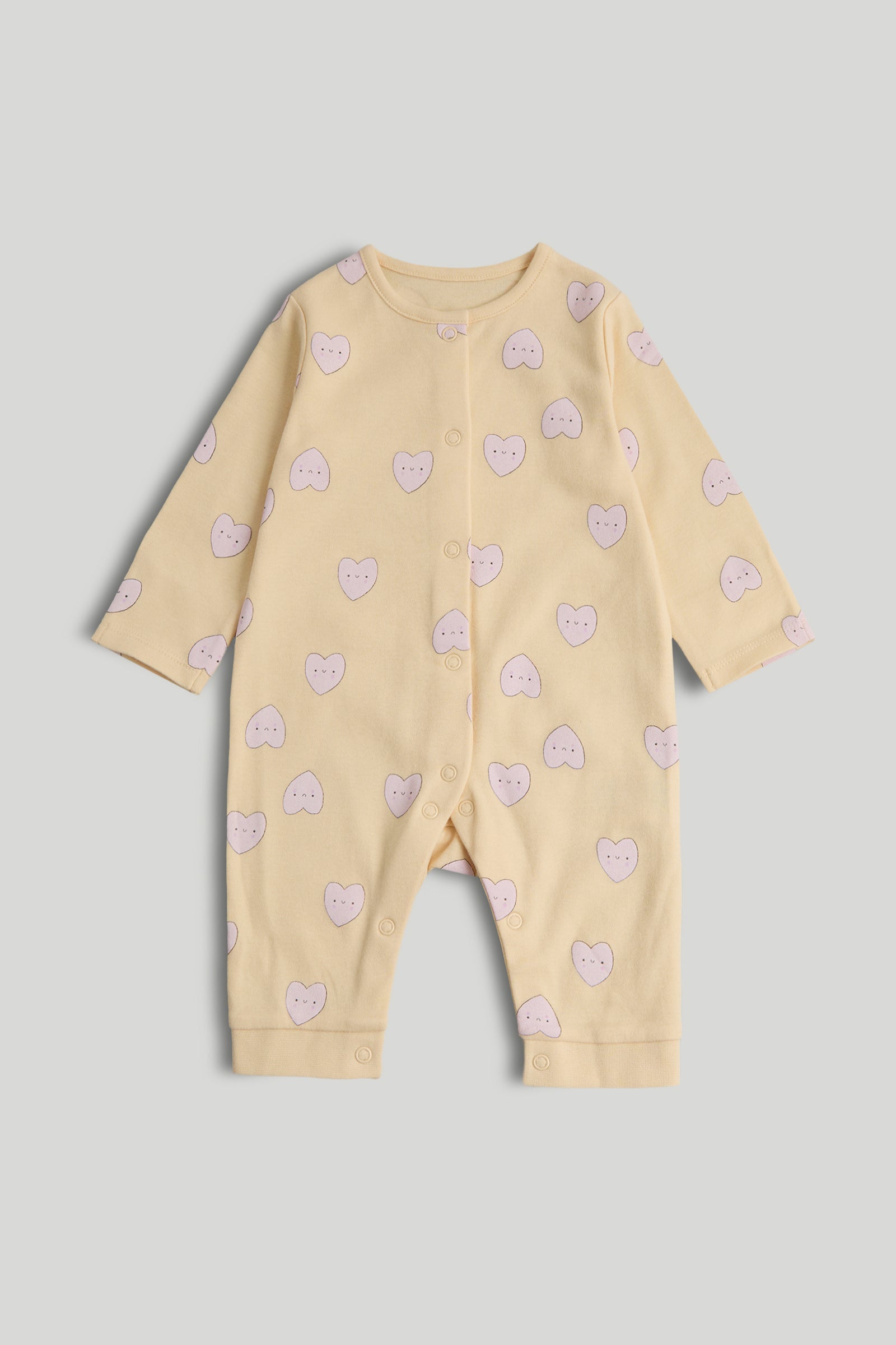 Girls Multi Printed Cotton Regular Fit 3-Pack Footless Sleepsuits