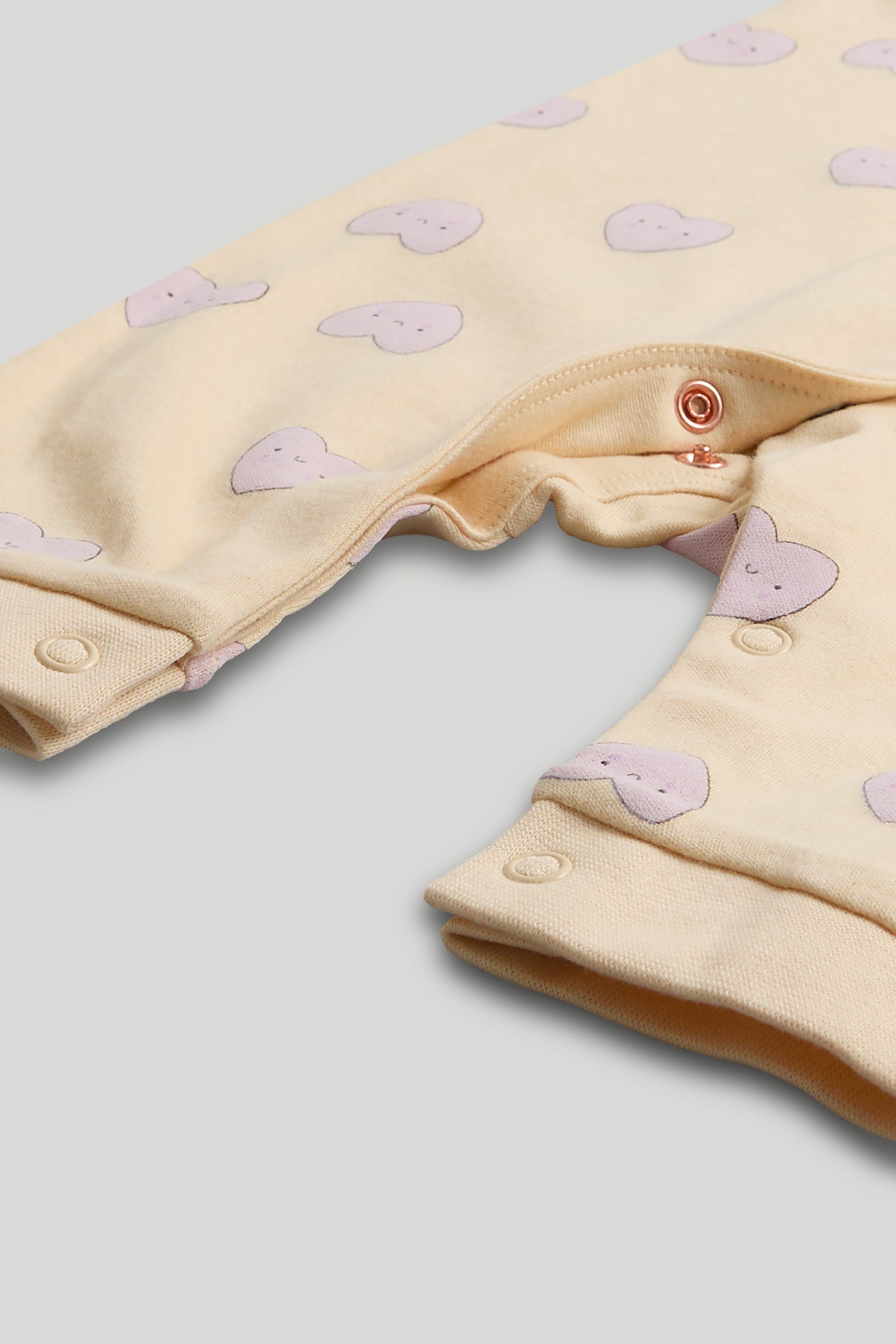 Girls Multi Printed Cotton Regular Fit 3-Pack Footless Sleepsuits