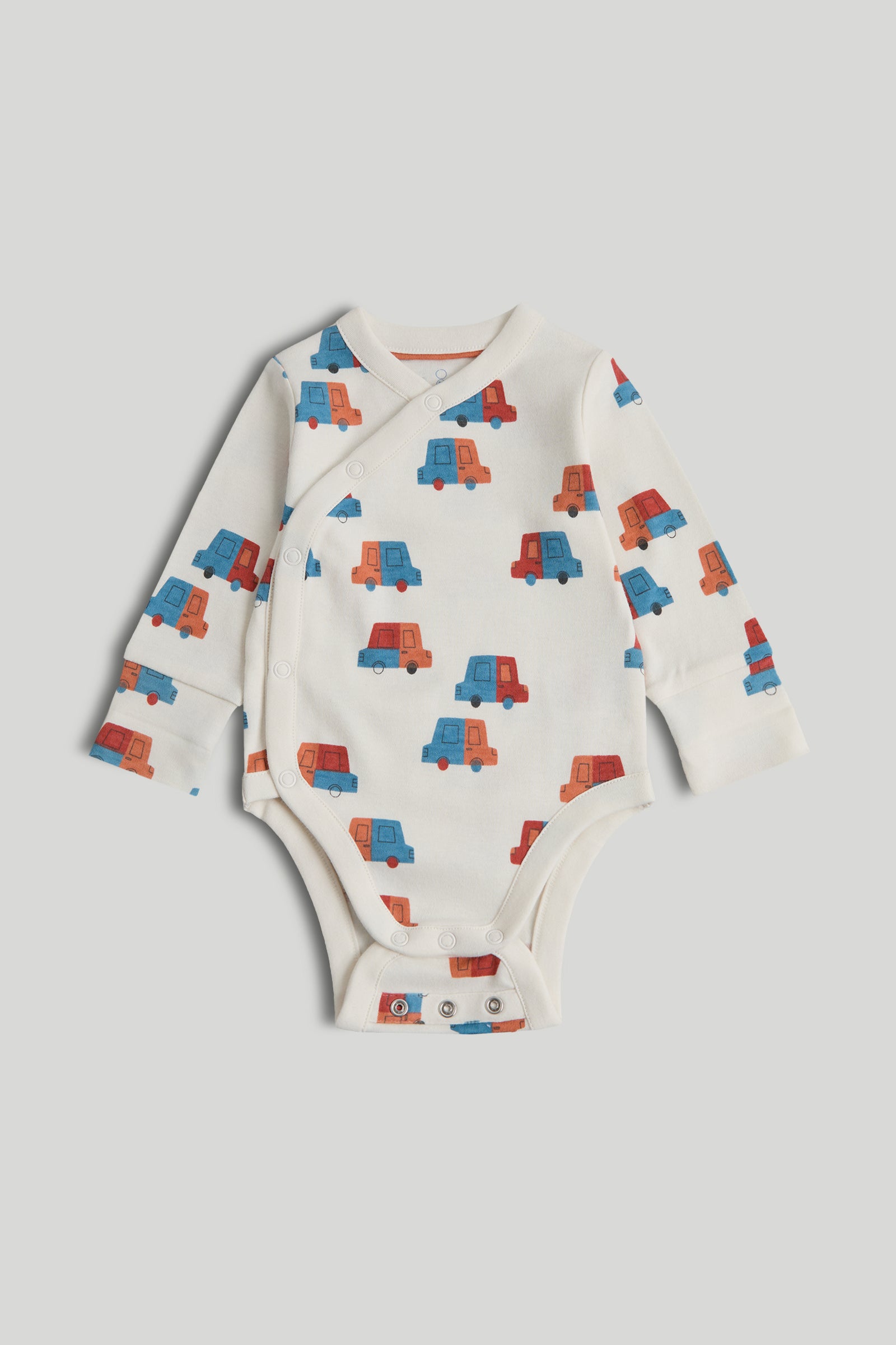 Baby Boys Multi Cotton Bodysuit Set with Hat & Pants
