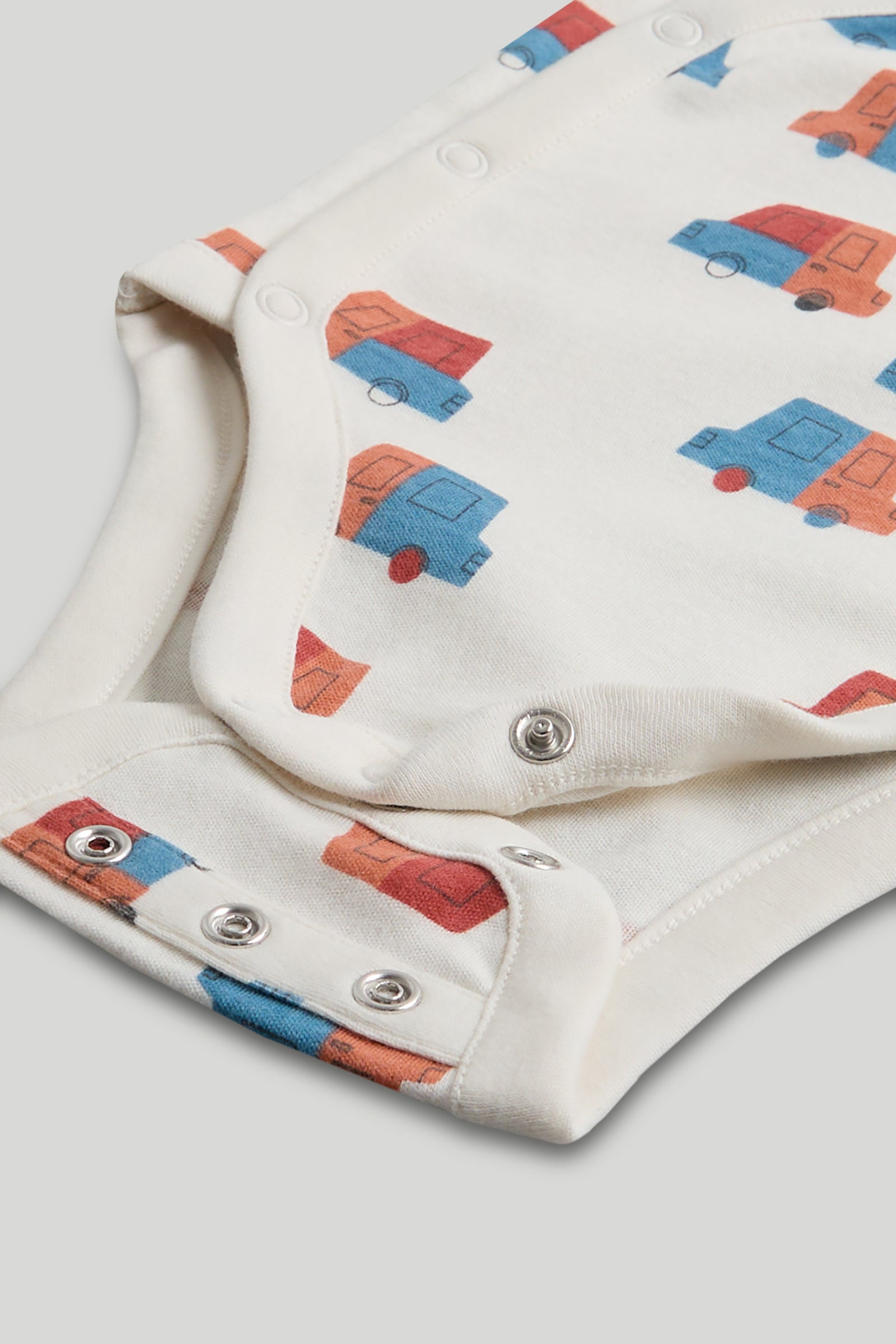 Baby Boys Multi Cotton Bodysuit Set with Hat & Pants