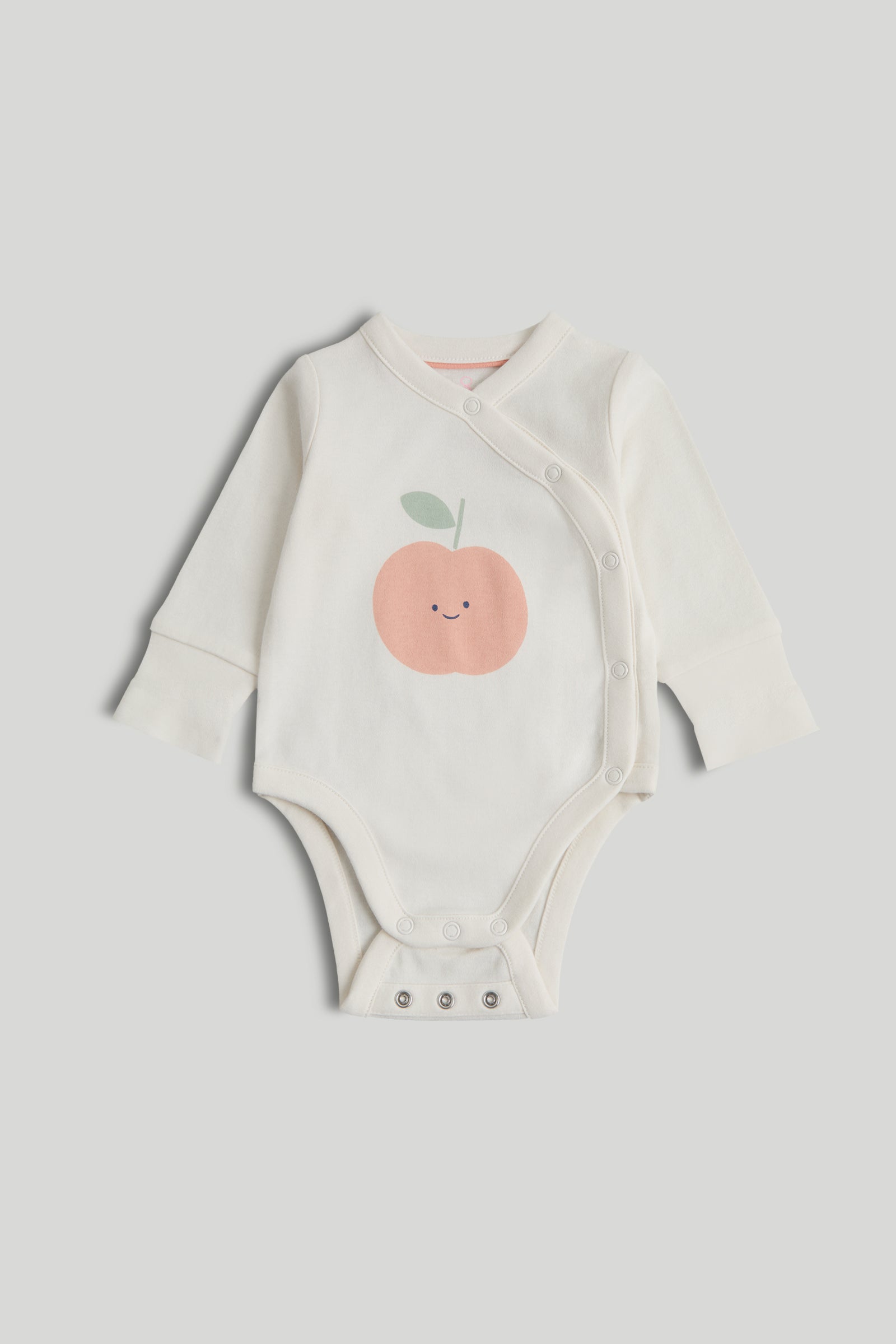 Baby Girls Cream Cotton Bodysuit Set with Hat & Pants