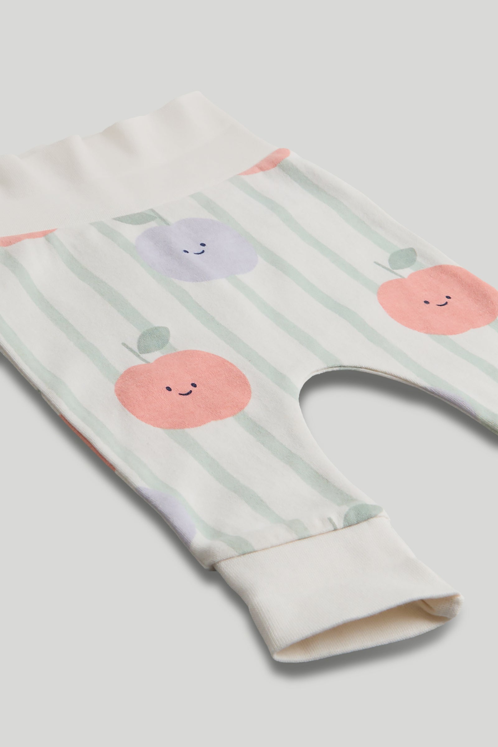 Baby Girls Cream Cotton Bodysuit Set with Hat & Pants