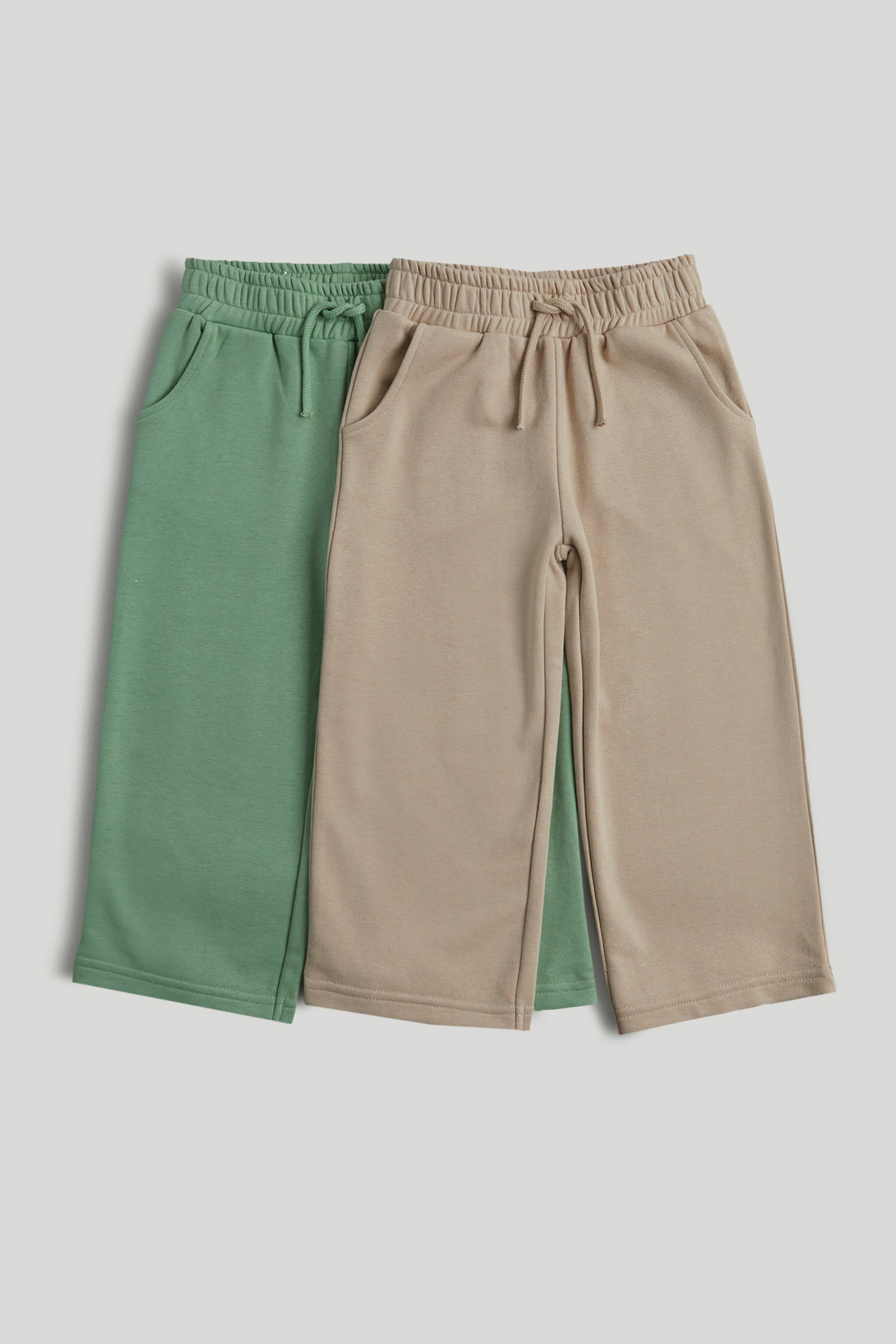 Boys Multi Color Cotton Blend Regular Fit 2-Pack Joggers