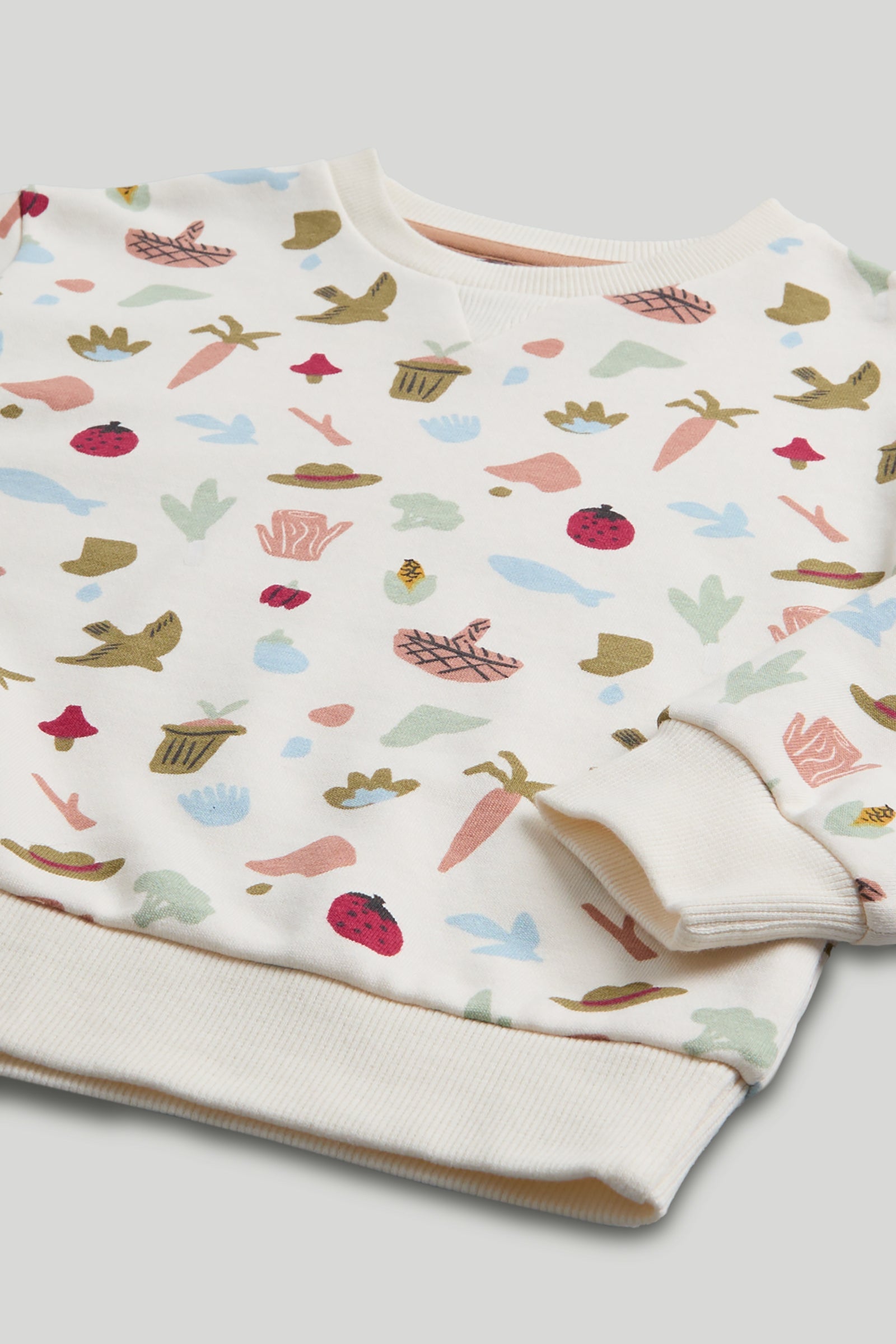 Boys Multi Printed Sweatshirt & Shorts Cotton Blend Set