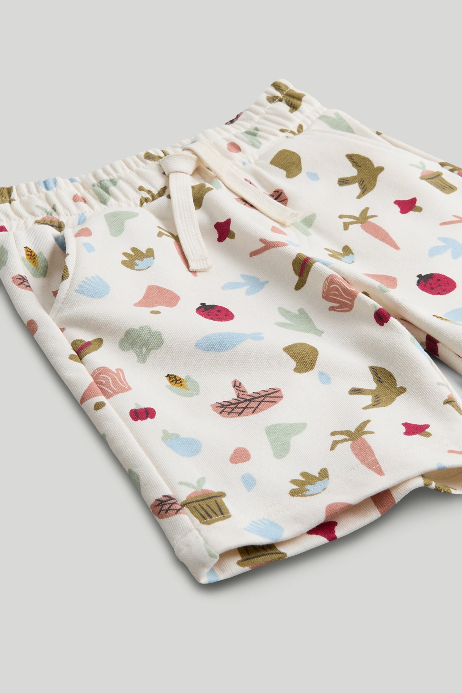 Boys Multi Printed Sweatshirt & Shorts Cotton Blend Set