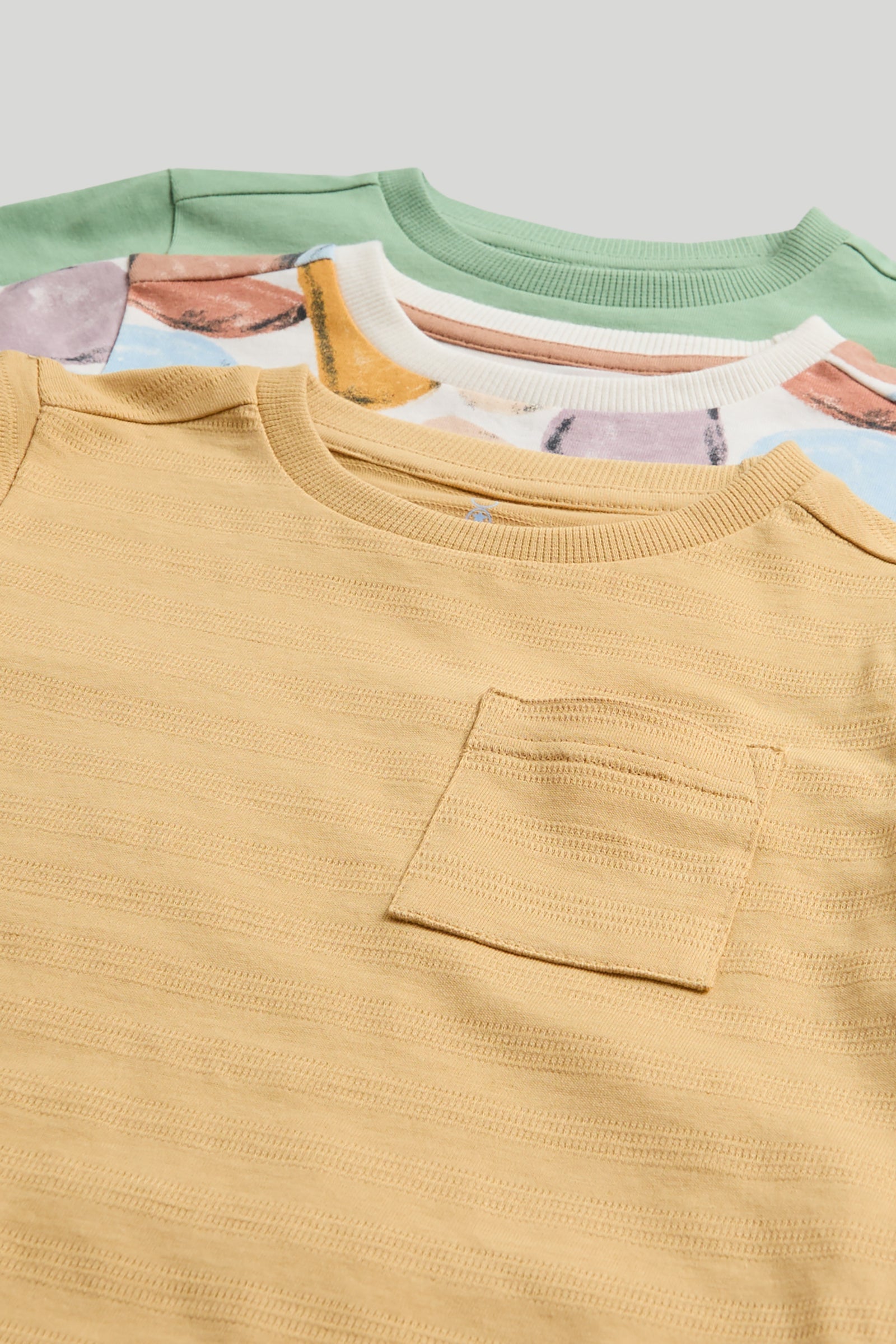 Boys Multi Color Printed Cotton Regular Fit 3-Pack T-Shirts