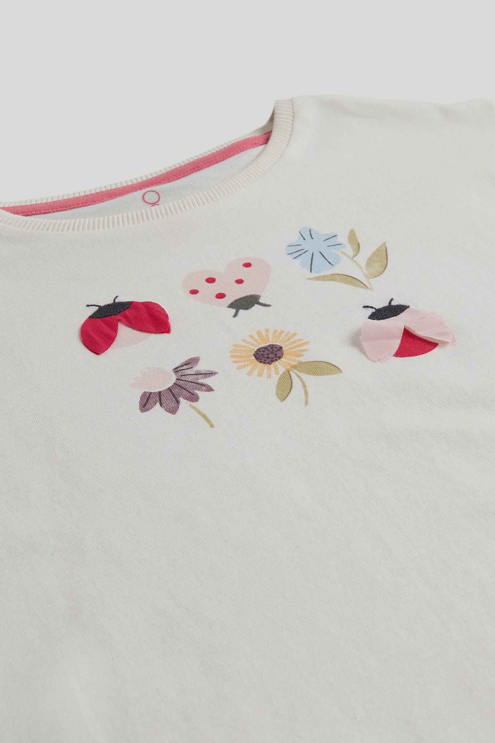 Girls Multi Cotton Regular Fit 3-Pack Printed T-Shirts