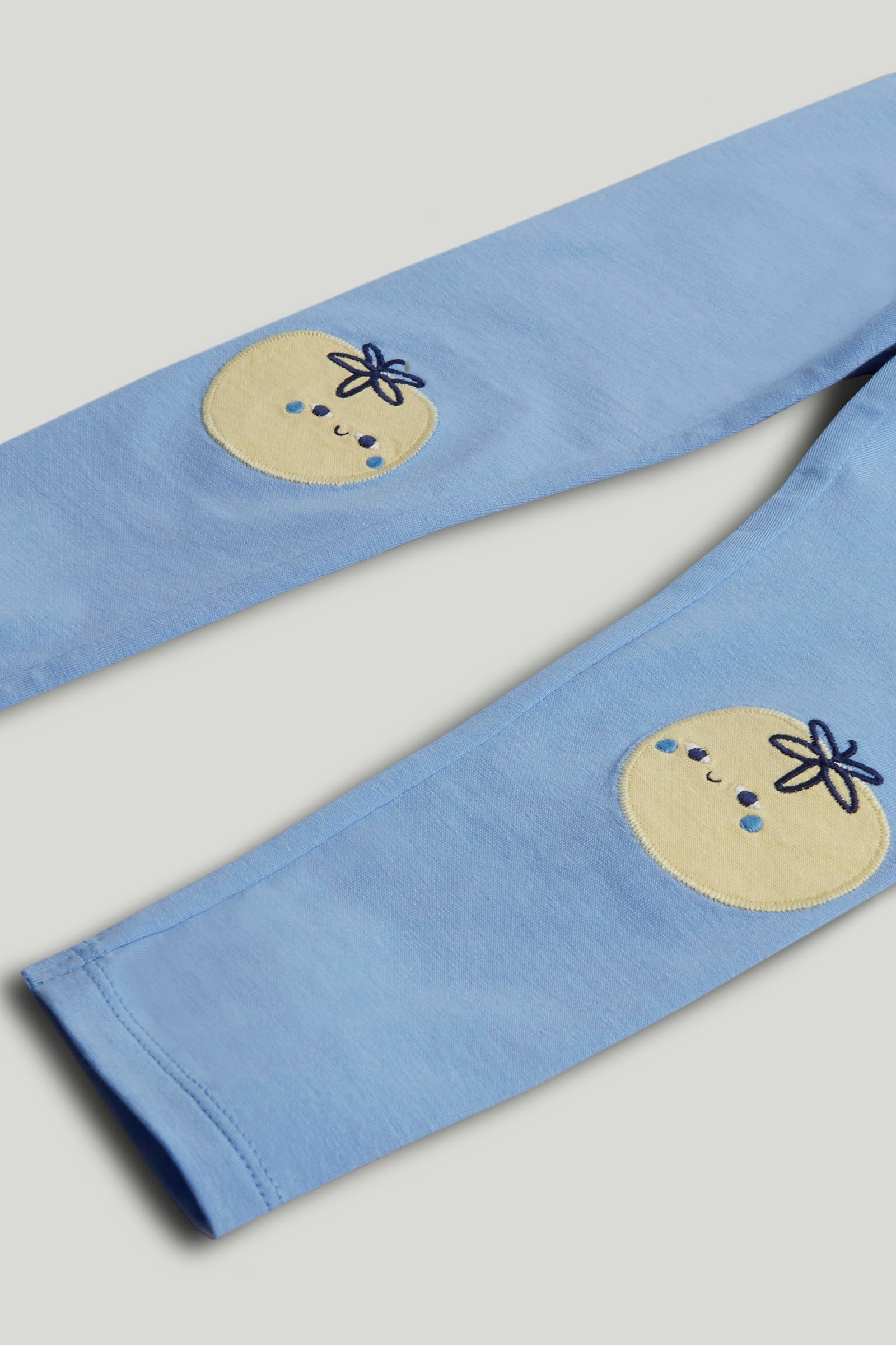 Girls Printed Cotton Elastane Regular Fit 3 Pack Leggings