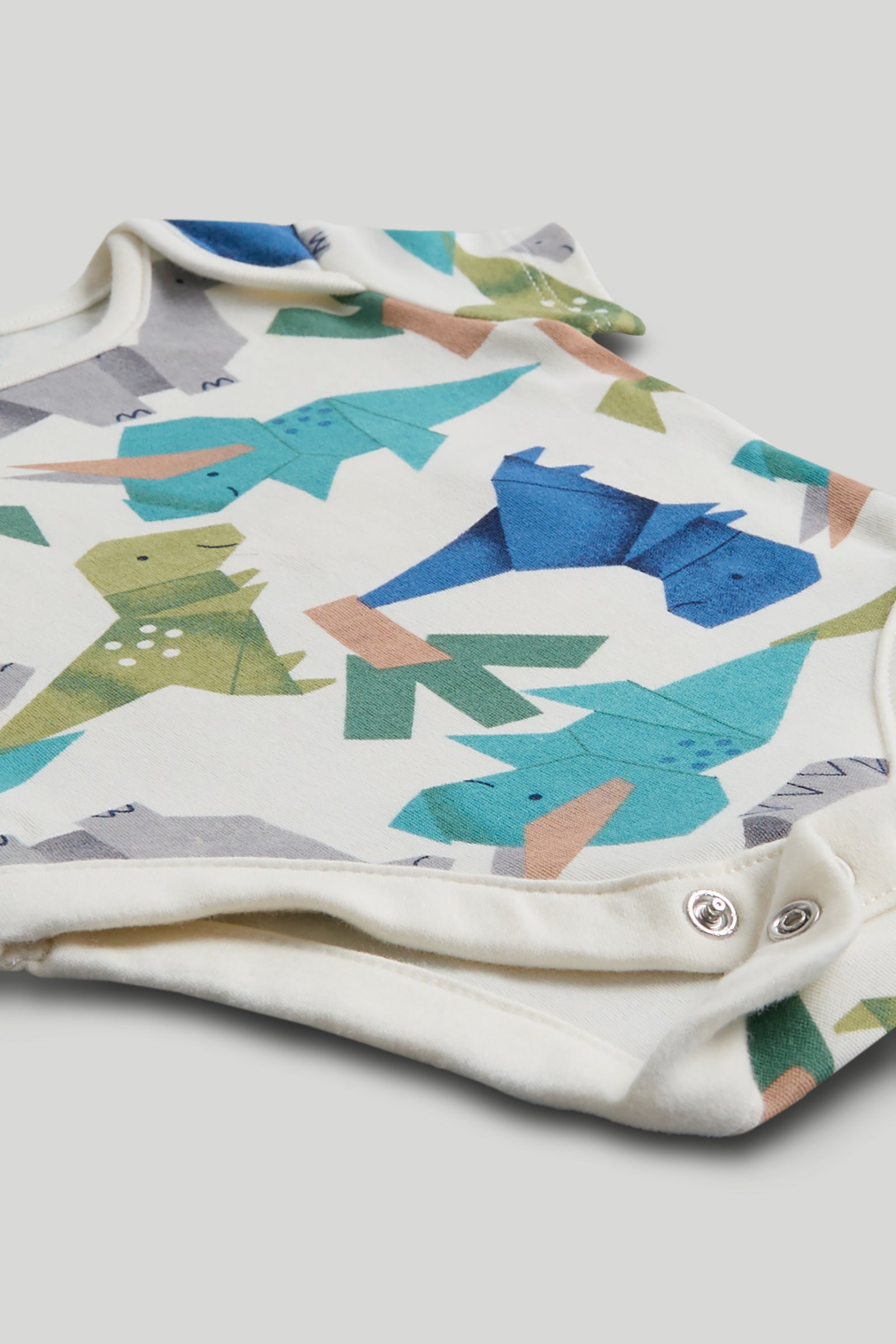 Baby Girls Multi Cotton Bibshort & Bodysuit Set