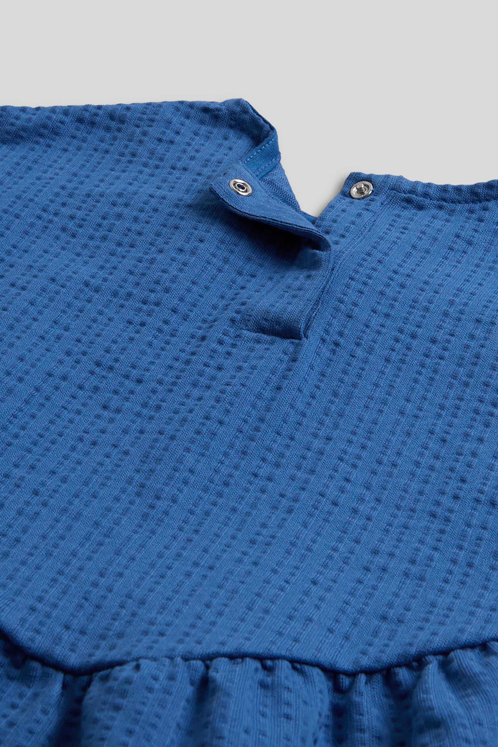 Boys Blue Cotton Jersey 3D Pasta Print Regular Fit T-Shirt