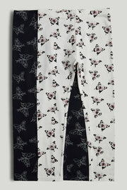 Girls Printed Cotton Blend 2 Pack Leggings for Daily Wear