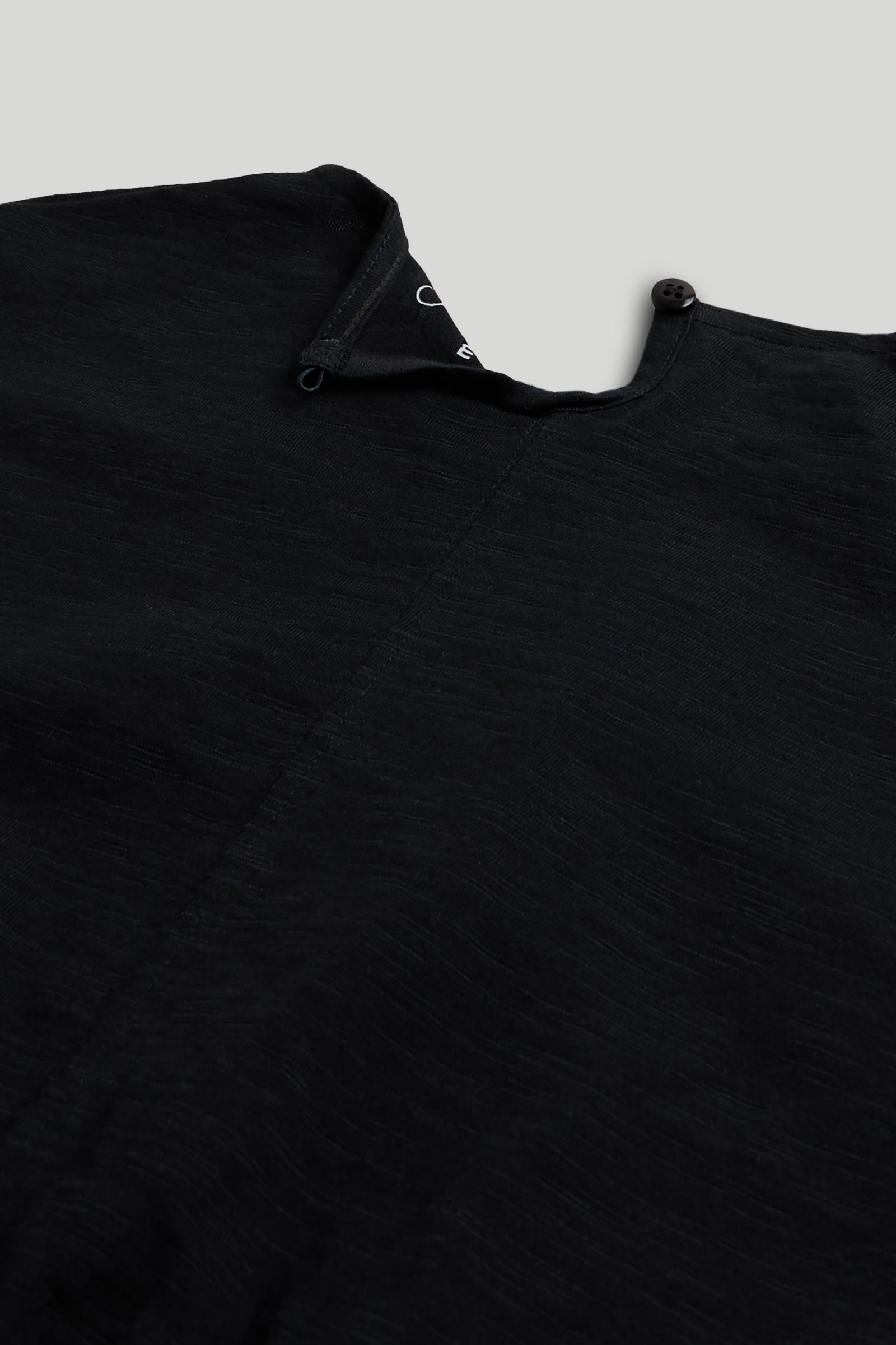 Girls 3D Butterfly Print Cotton T-Shirt in Black