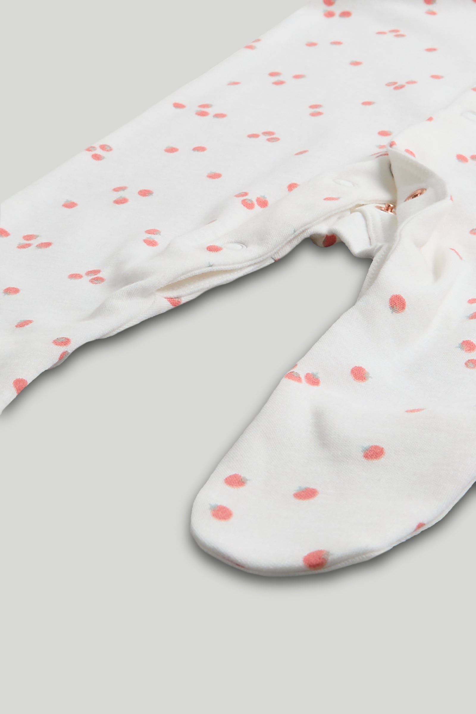 Kids Multi Breakfast Print Cotton Regular Fit 3-Pack Sleepsuits