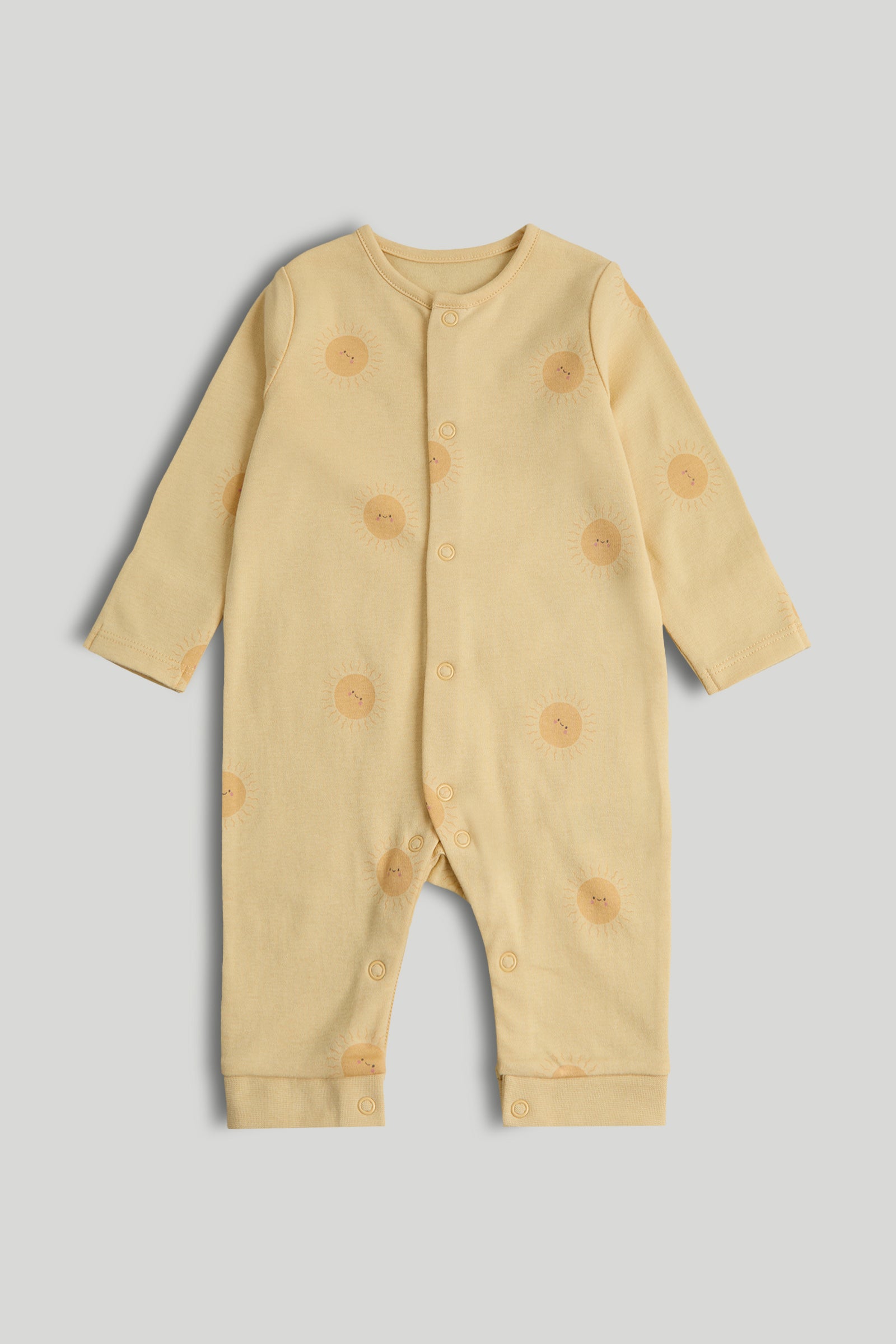 Kids Multi Printed Cotton Blend Regular Fit 3-Pack Footless Sleepsuits
