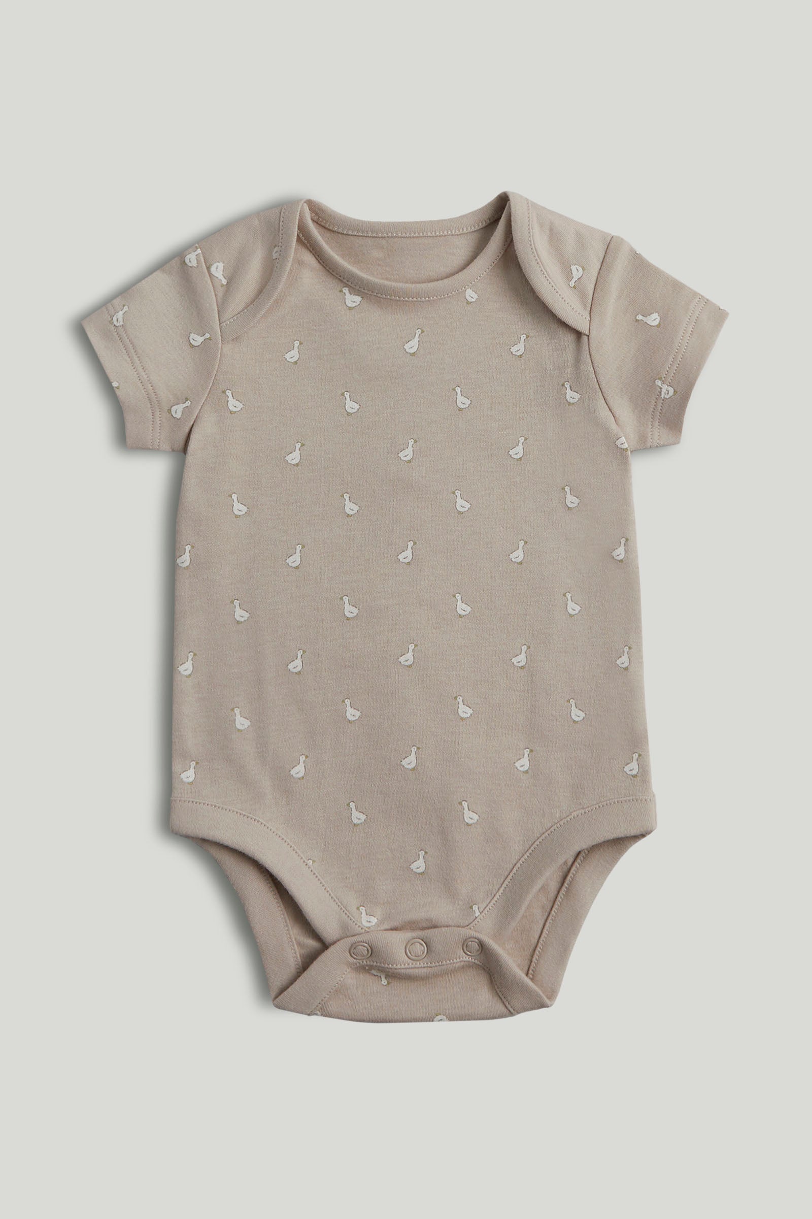 Multi Print Cotton Regular Fit 5-Pack Short Sleeve Bodysuits