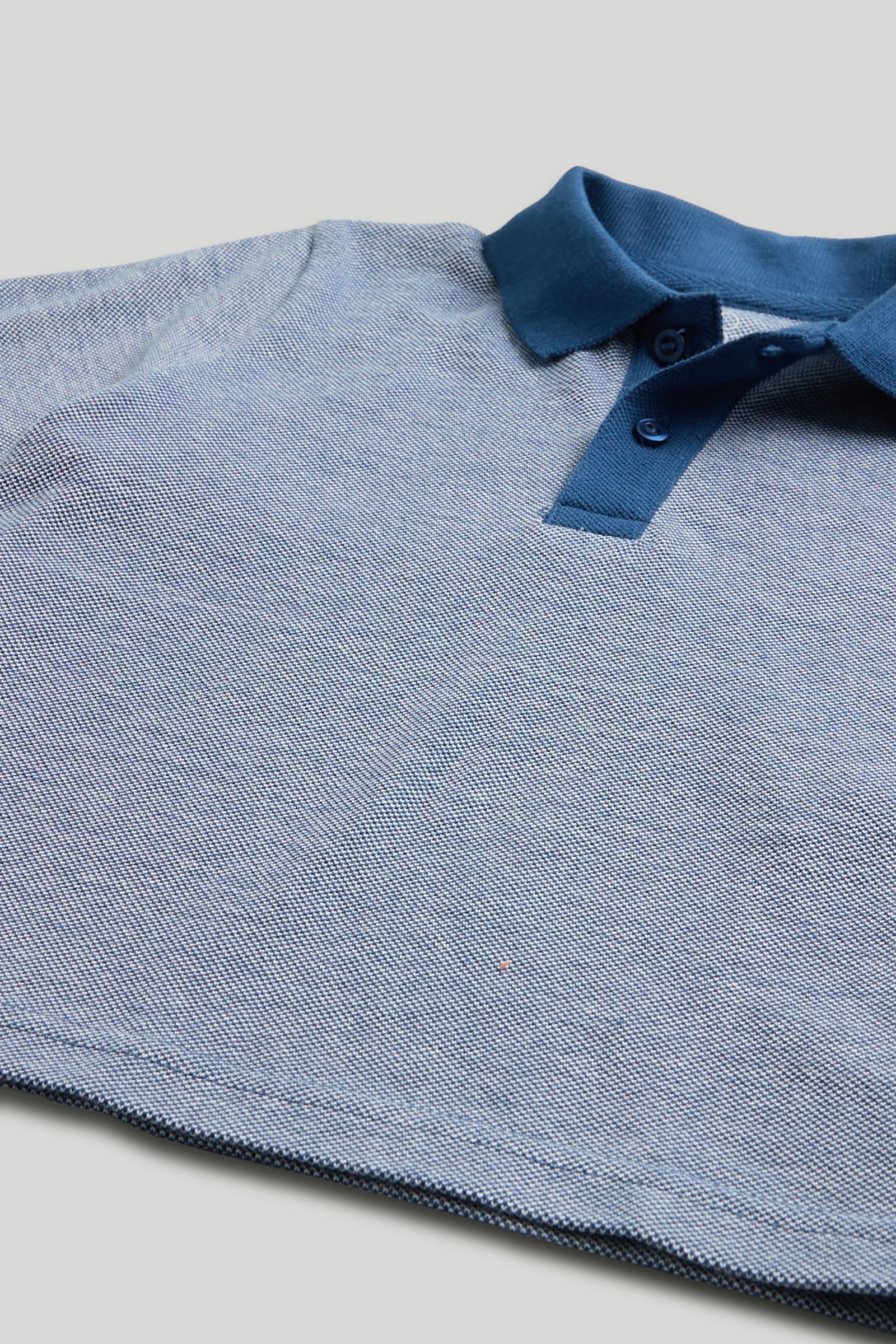 Boys Dark Blue Cotton Pique Polo T-Shirt & Shorts Set