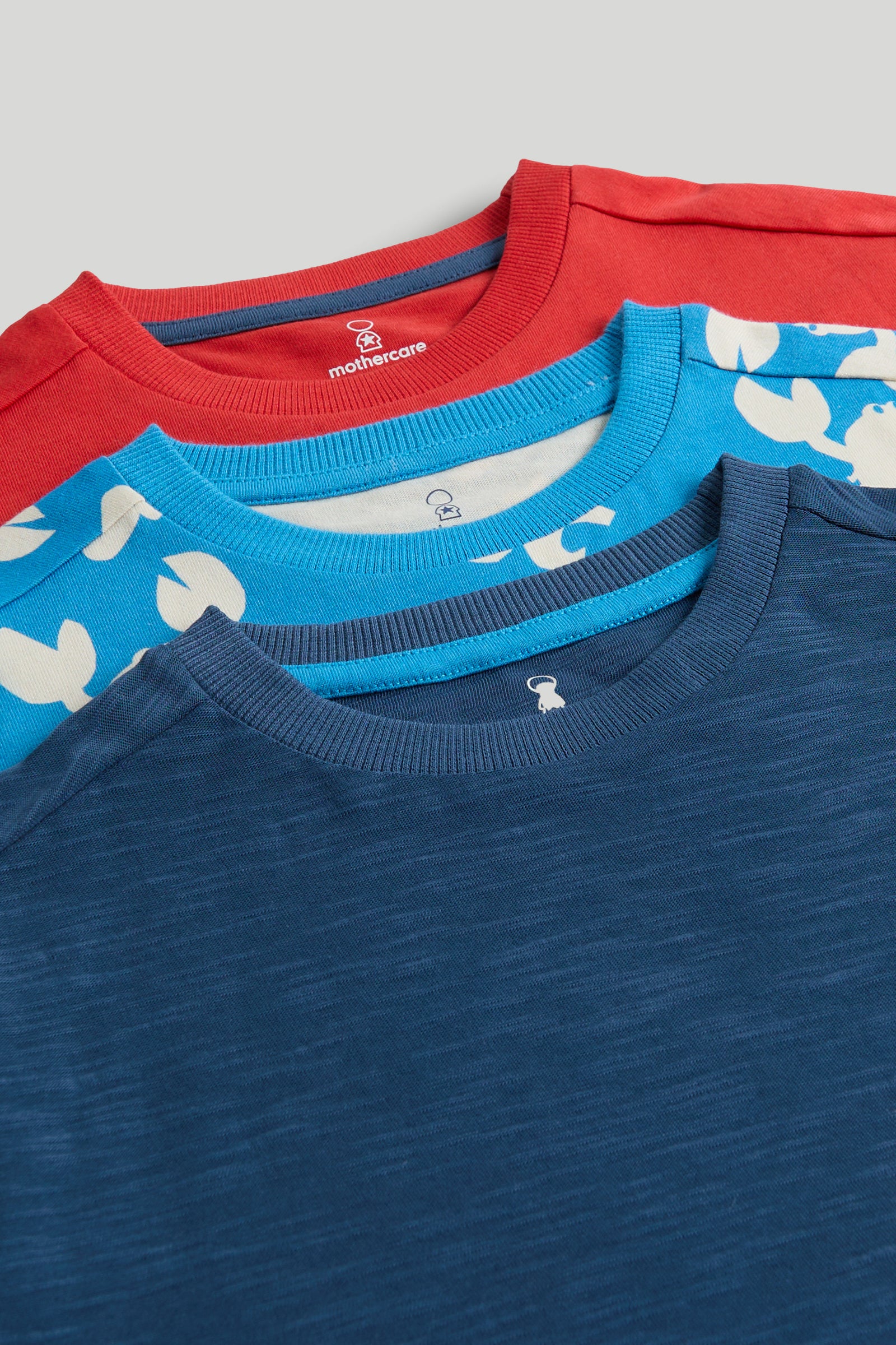 Boys Multi Color Printed Cotton Regular Fit 3-Pack T-Shirts
